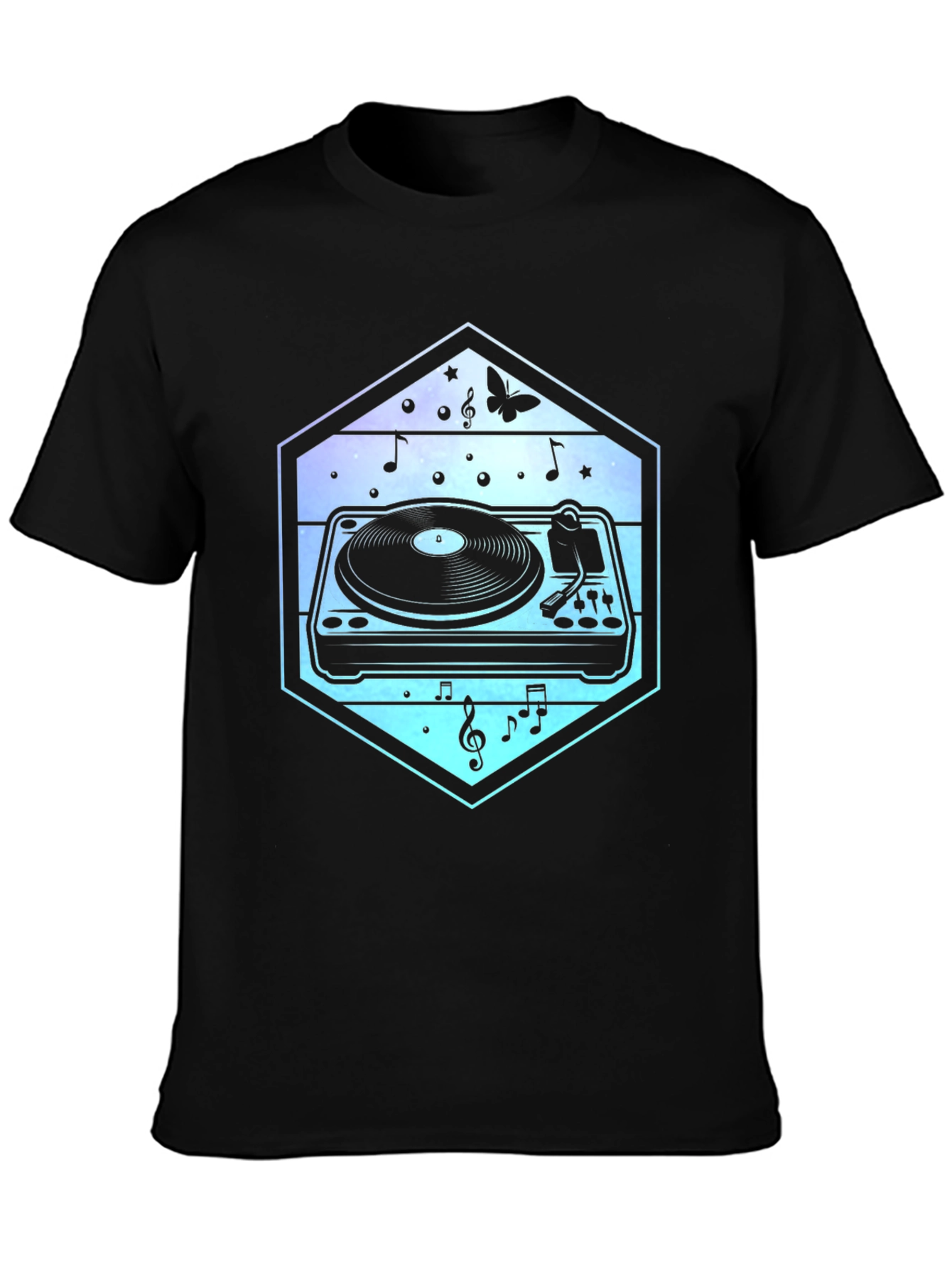 Turntable Music T-Shirt - DJ Graphic Tee