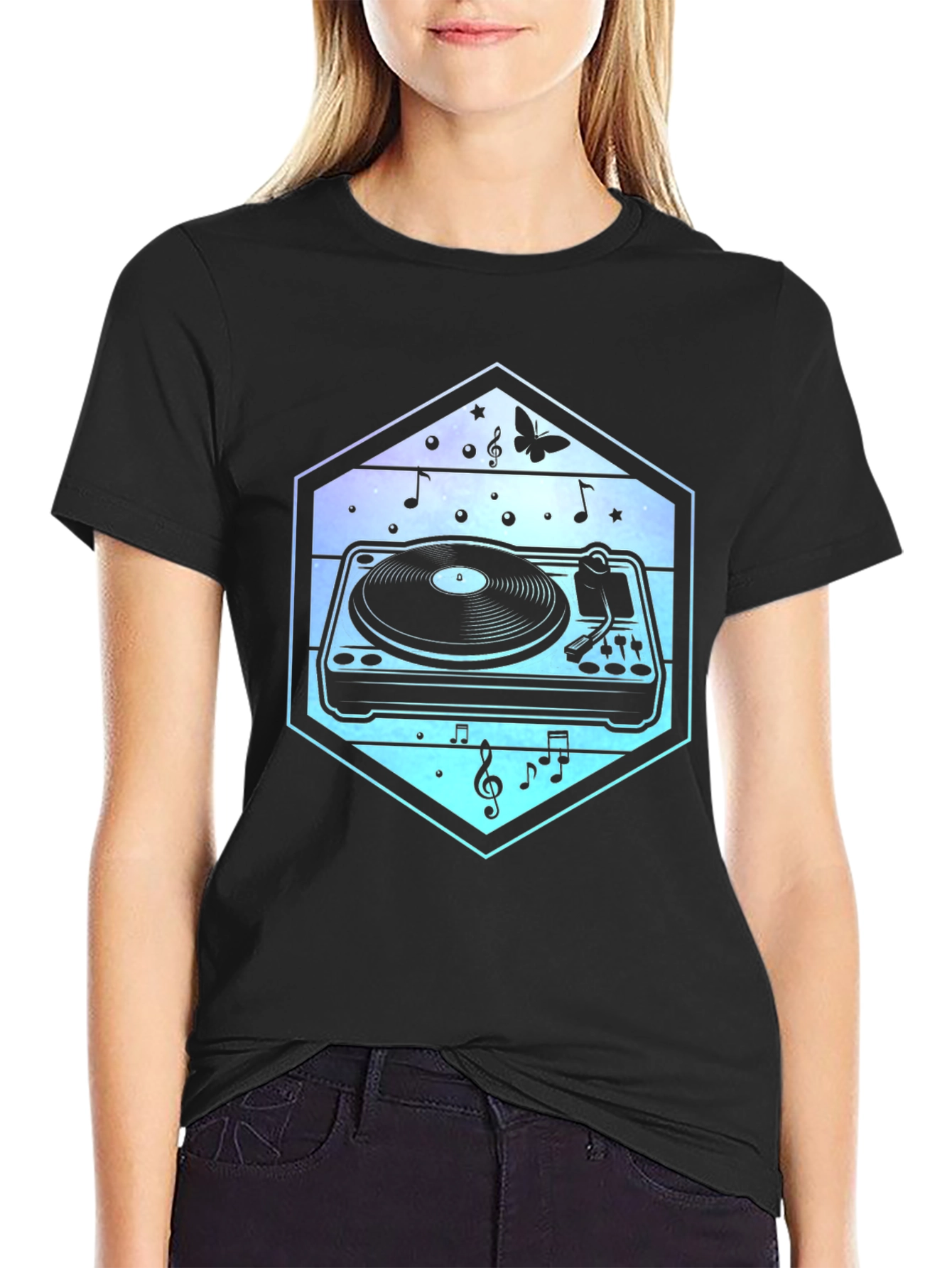 Turntable Music T-Shirt - DJ Graphic Tee