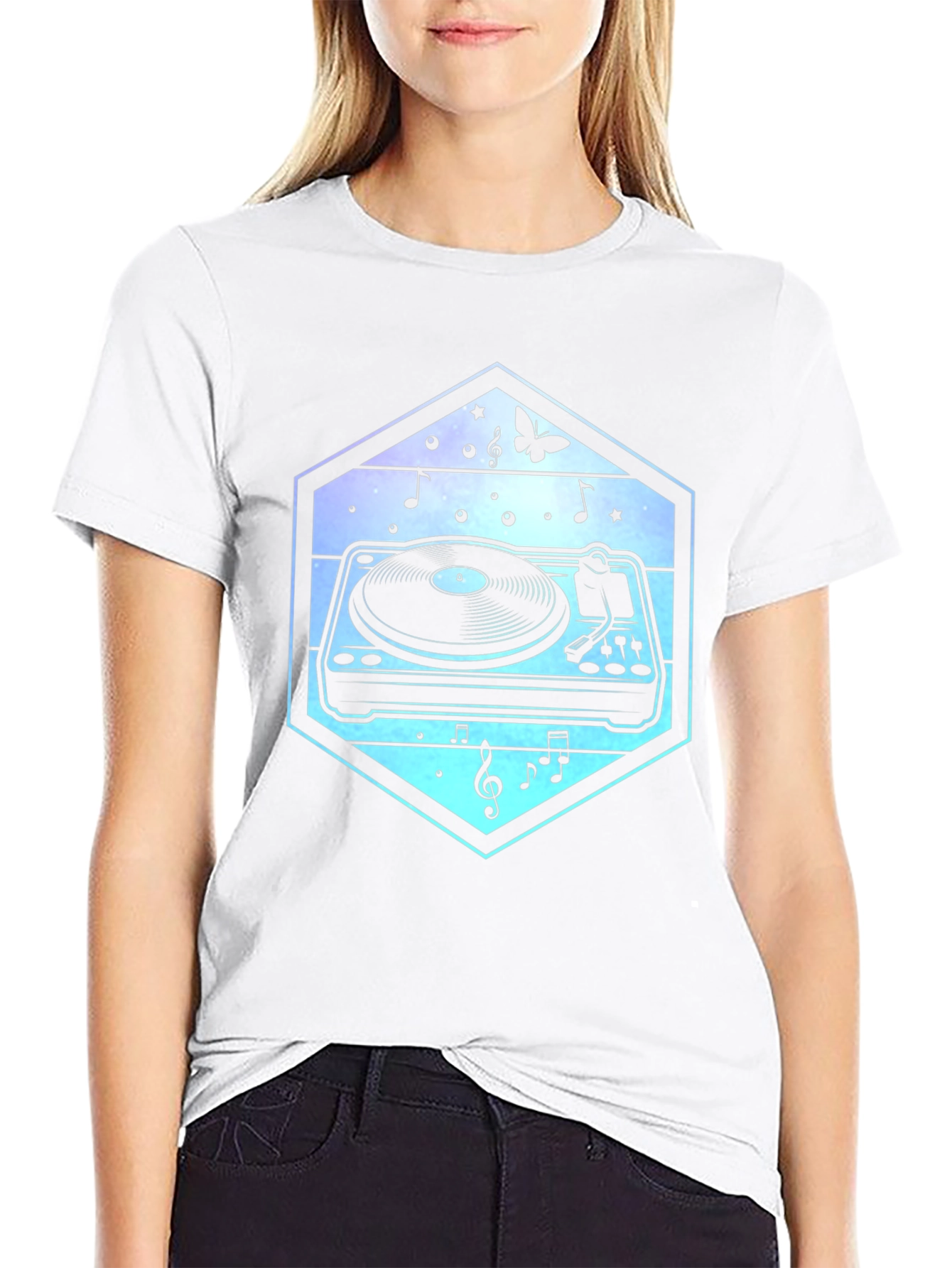 Turntable Music T-Shirt - DJ Graphic Tee