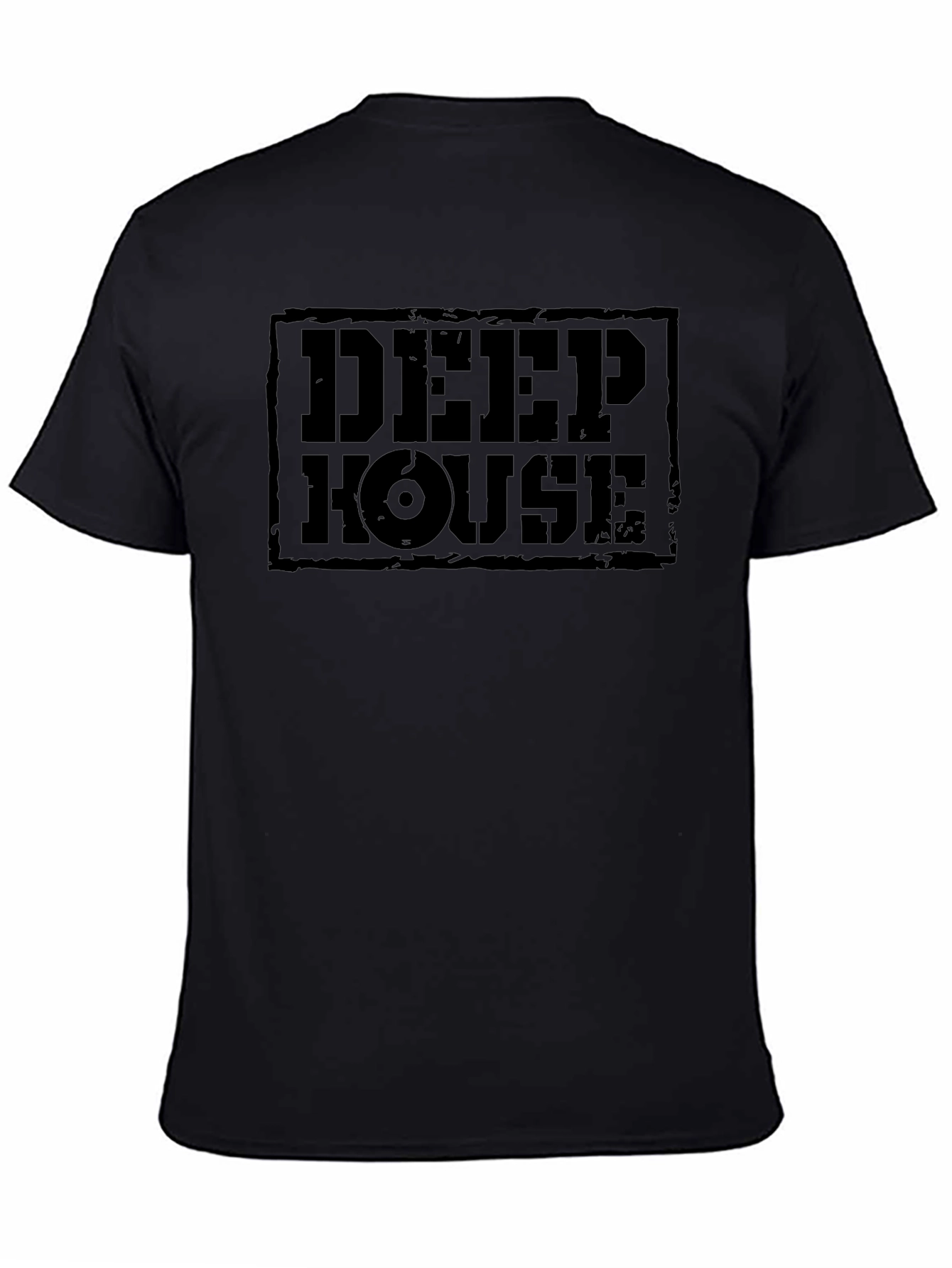 Deep House Music T-Shirt - Black Graphic Tee