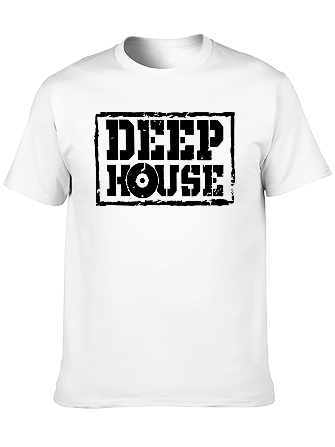Deep House Music T-Shirt - Black Graphic Tee