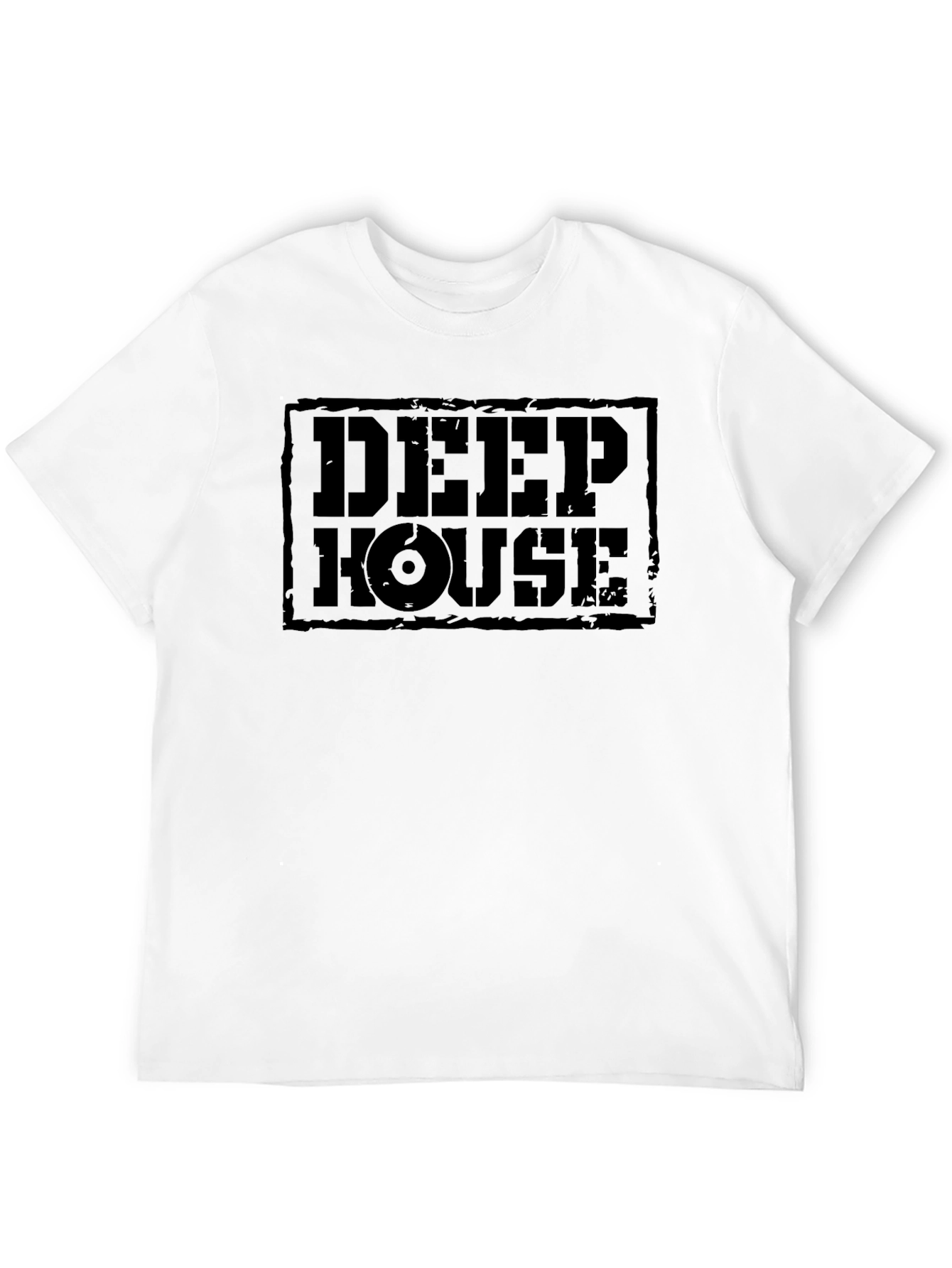 Deep House Music T-Shirt - Black Graphic Tee