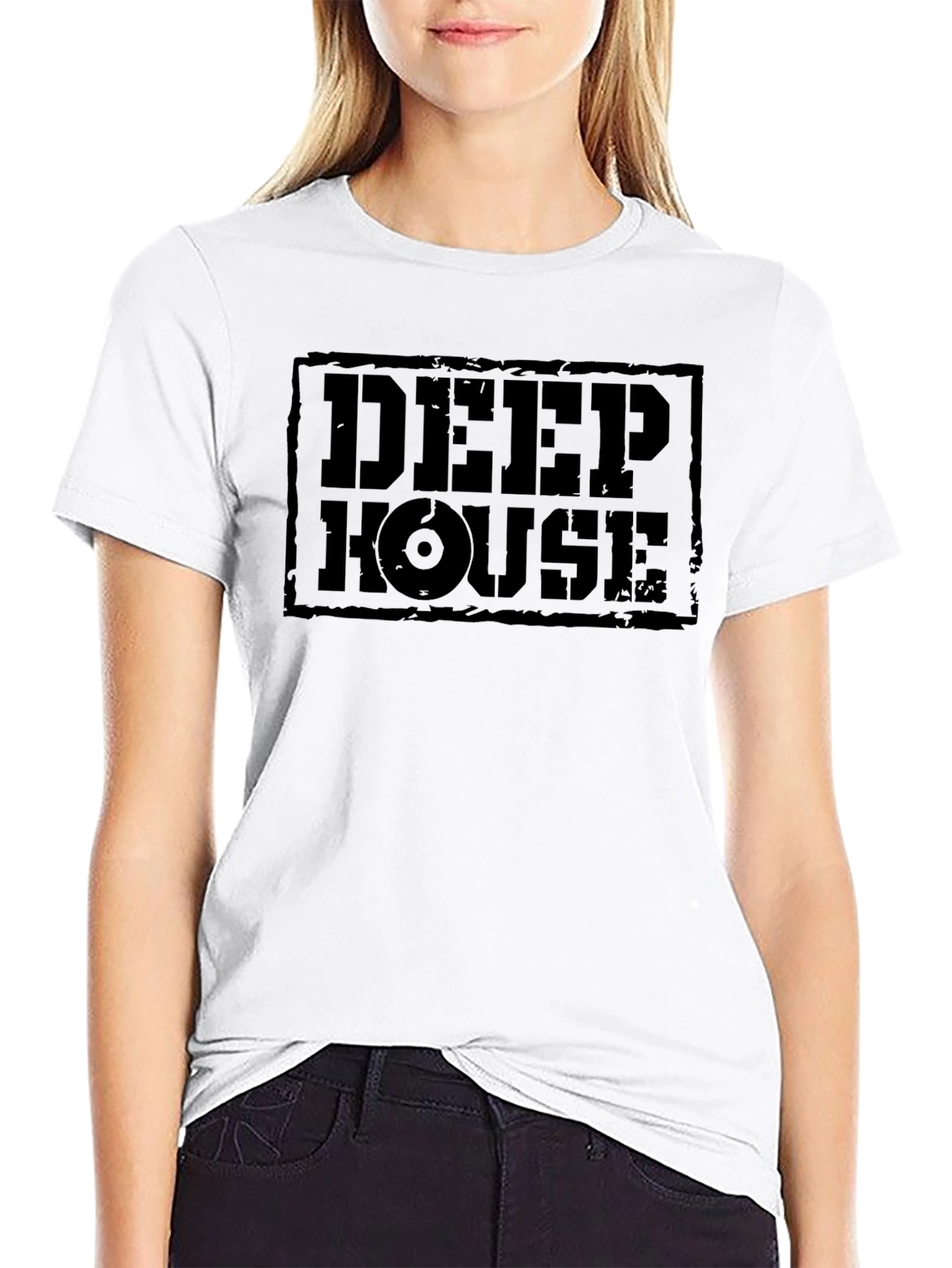 Deep House Music T-Shirt - Black Graphic Tee