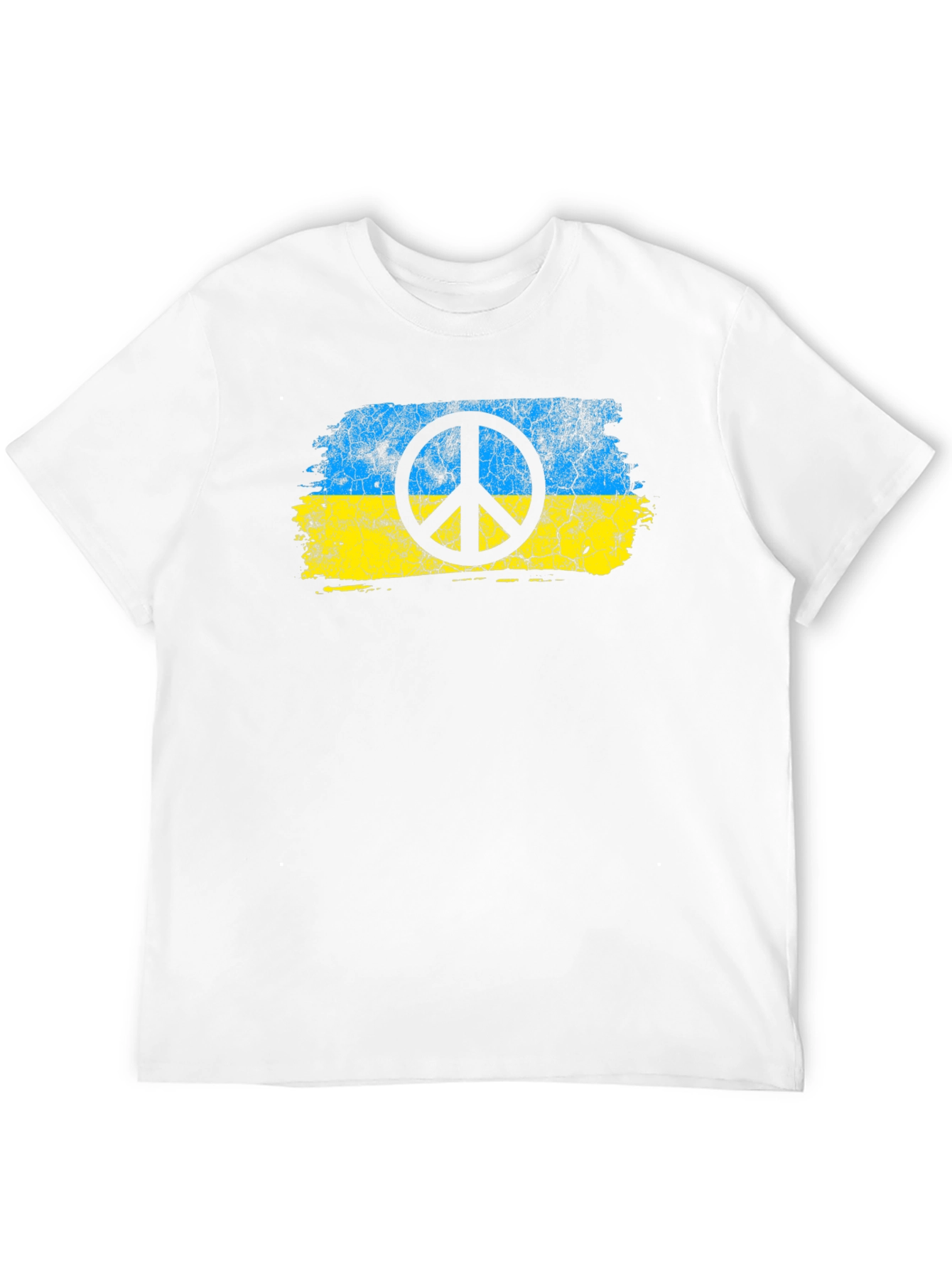 Ukraine Peace Sign Graphic Tee