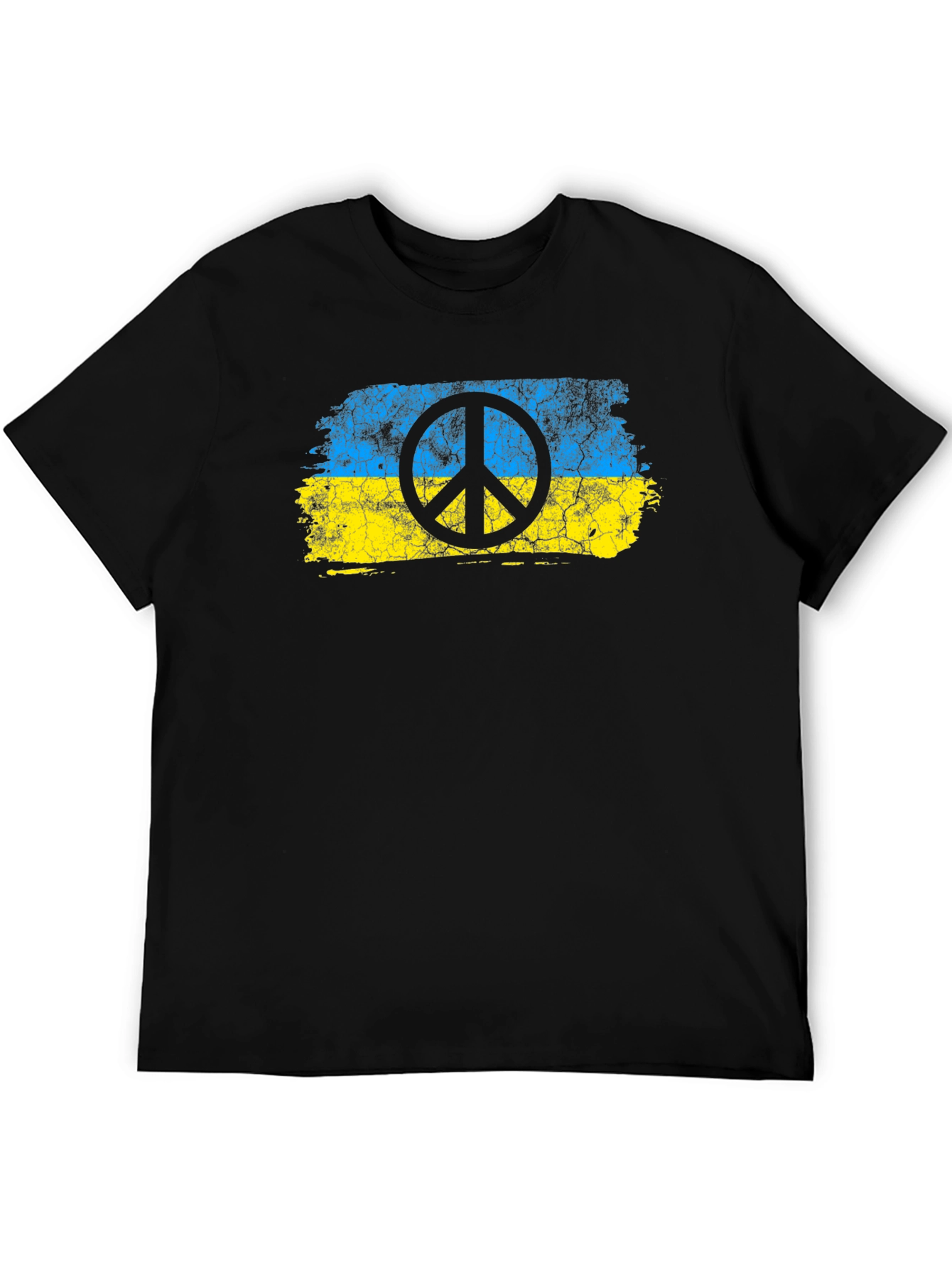 Ukraine Peace Sign Graphic Tee