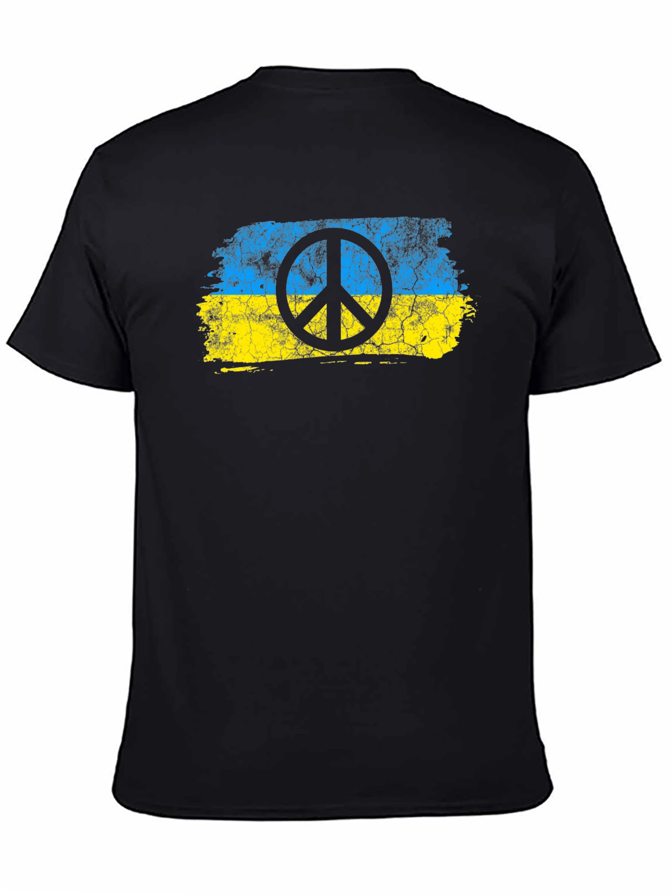 Ukraine Peace Sign Graphic Tee