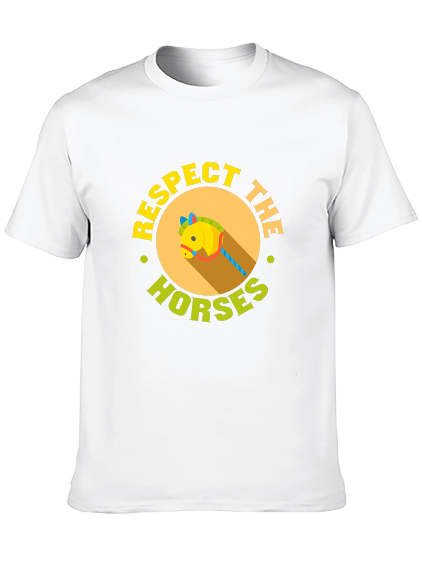 Respect The Horses Black T-Shirt