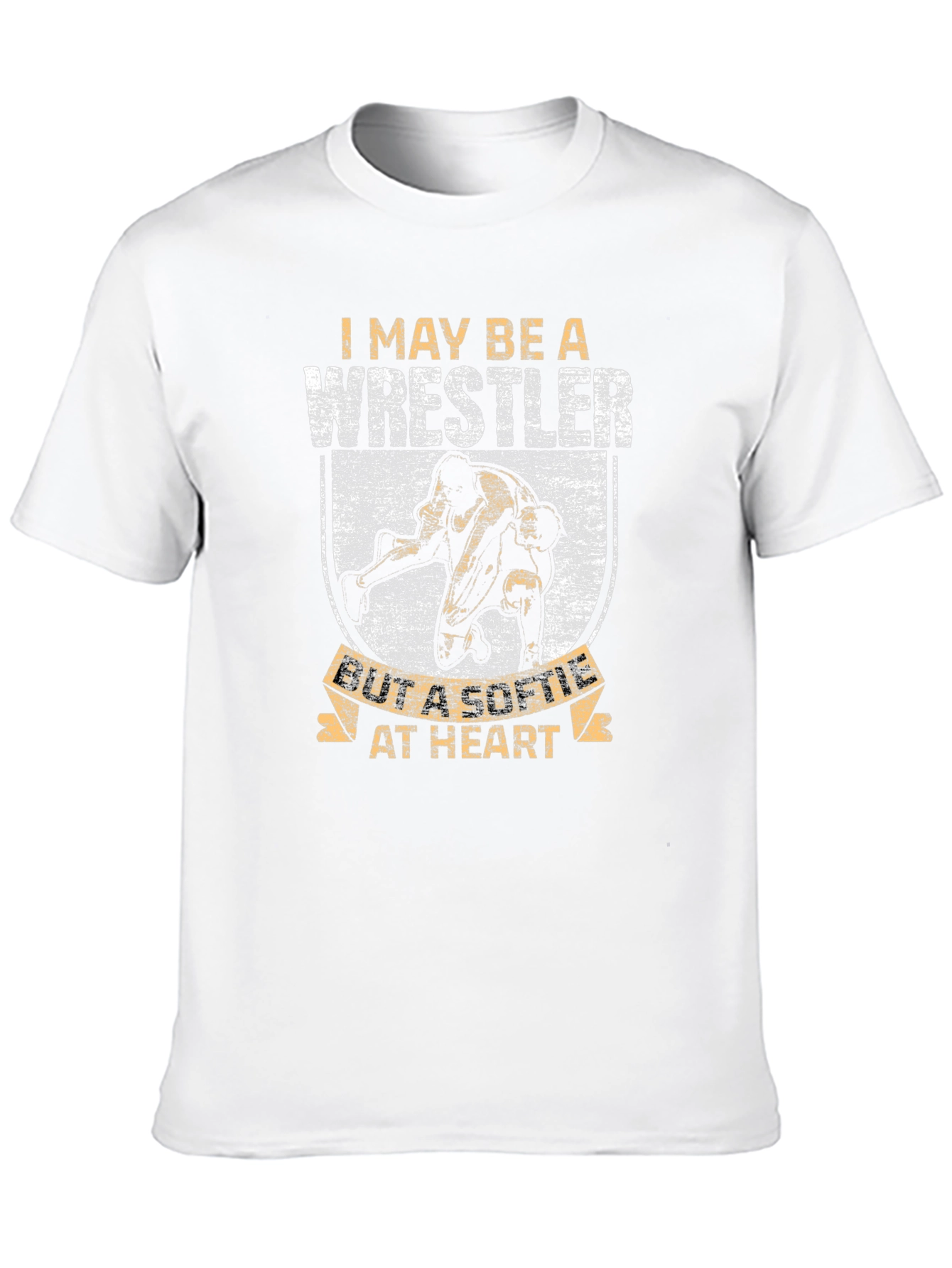 Wrestler Softie T-Shirt - Black Graphic Tee