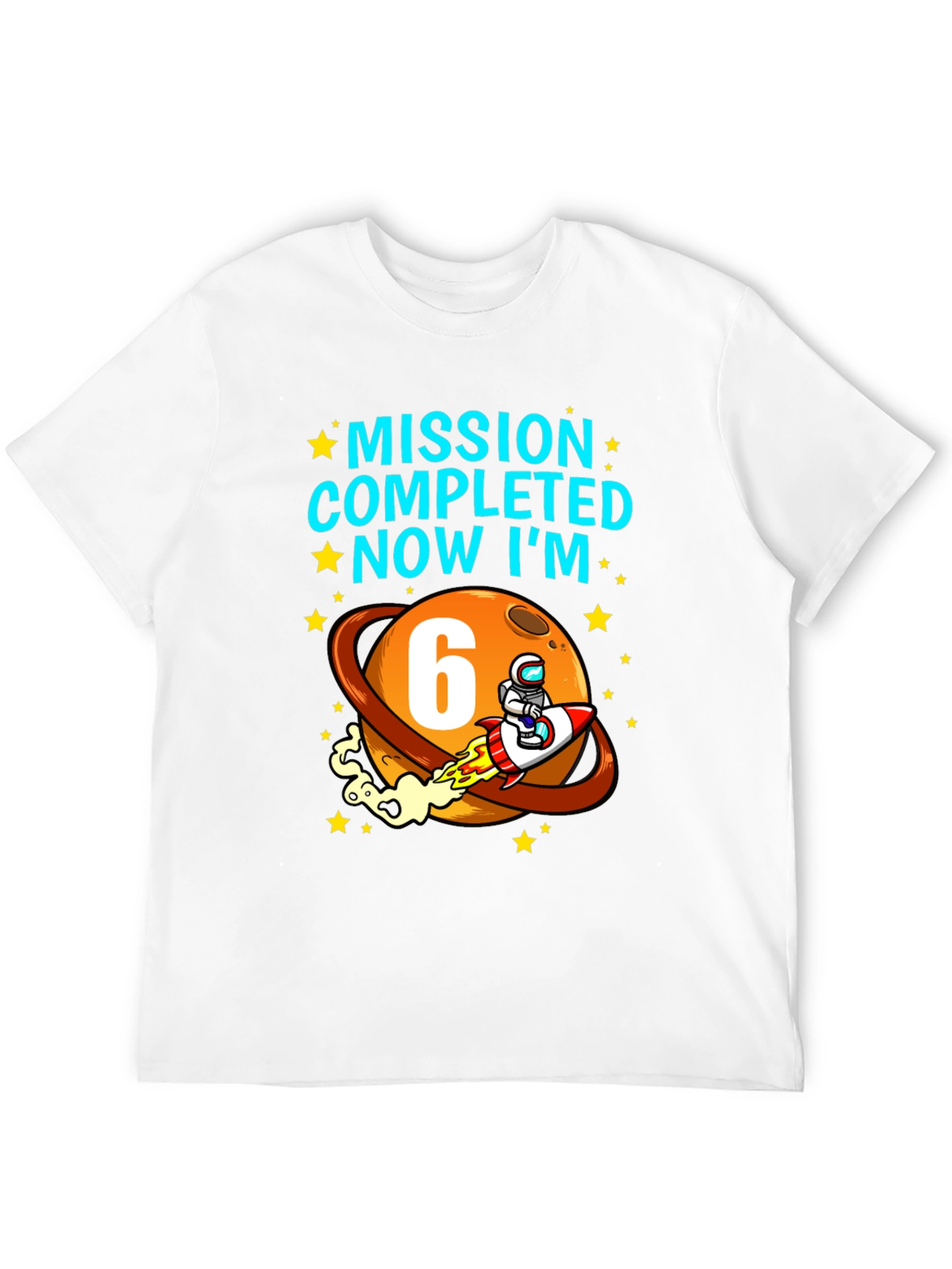 Mission Completed 6th Birthday T-Shirt