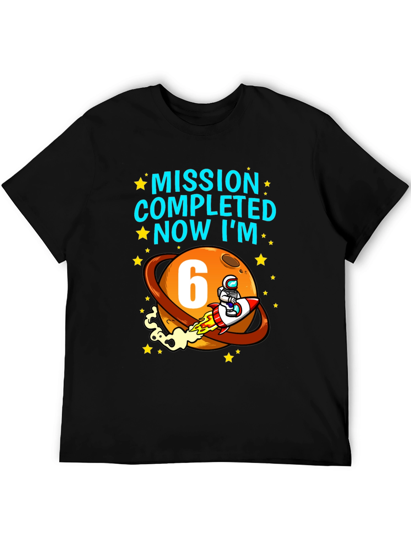 Mission Completed 6th Birthday T-Shirt