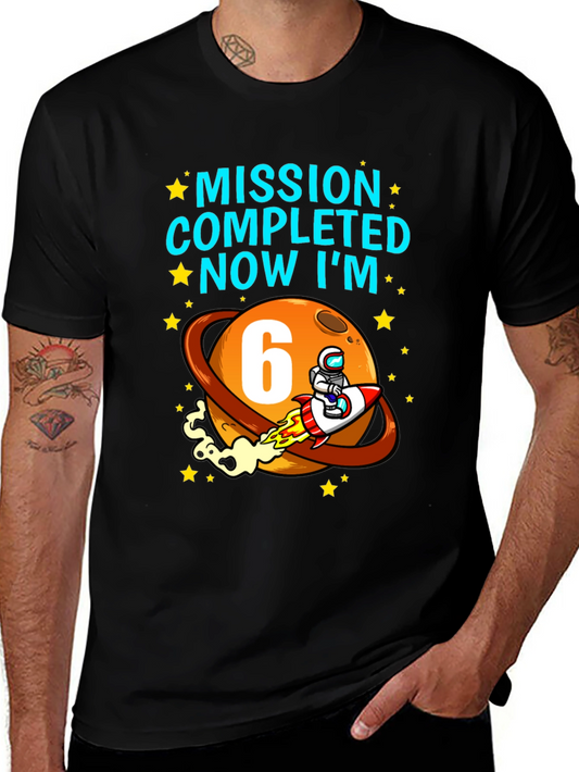 Mission Completed 6th Birthday T-Shirt