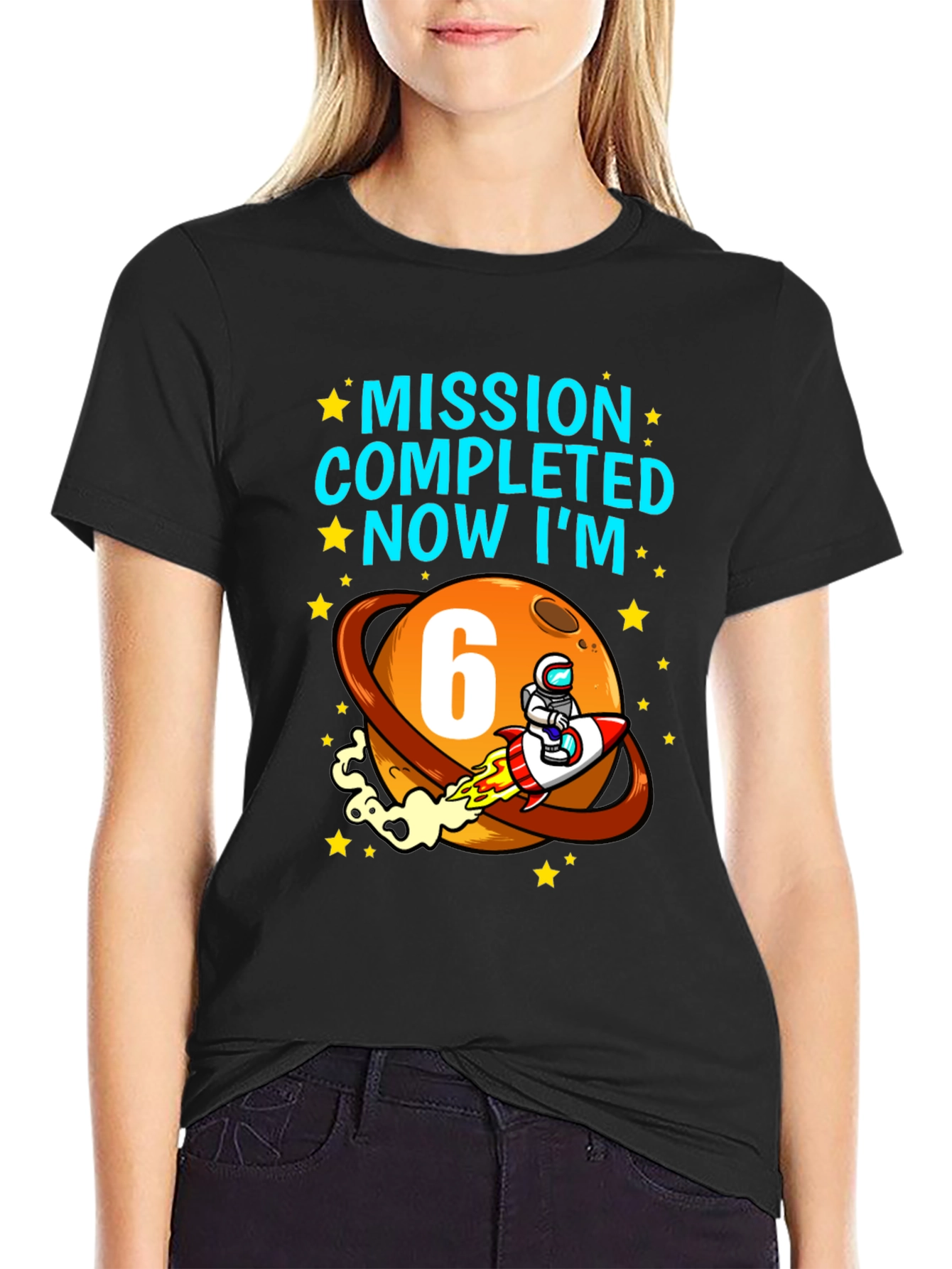 Mission Completed 6th Birthday T-Shirt