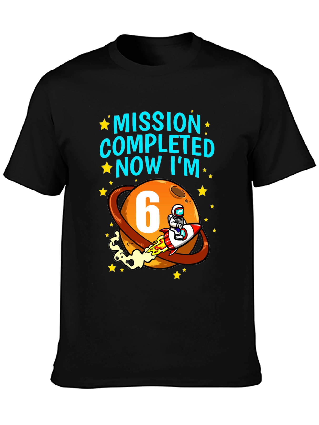 Mission Completed 6th Birthday T-Shirt