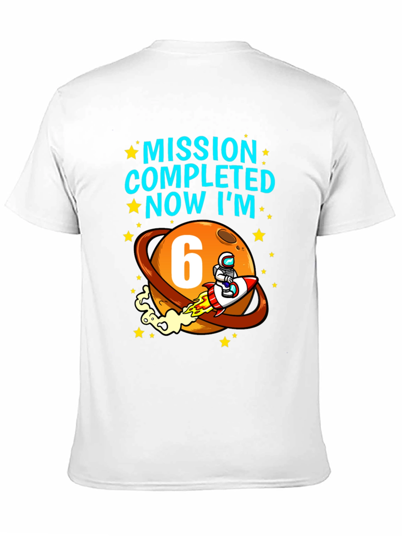 Mission Completed 6th Birthday T-Shirt