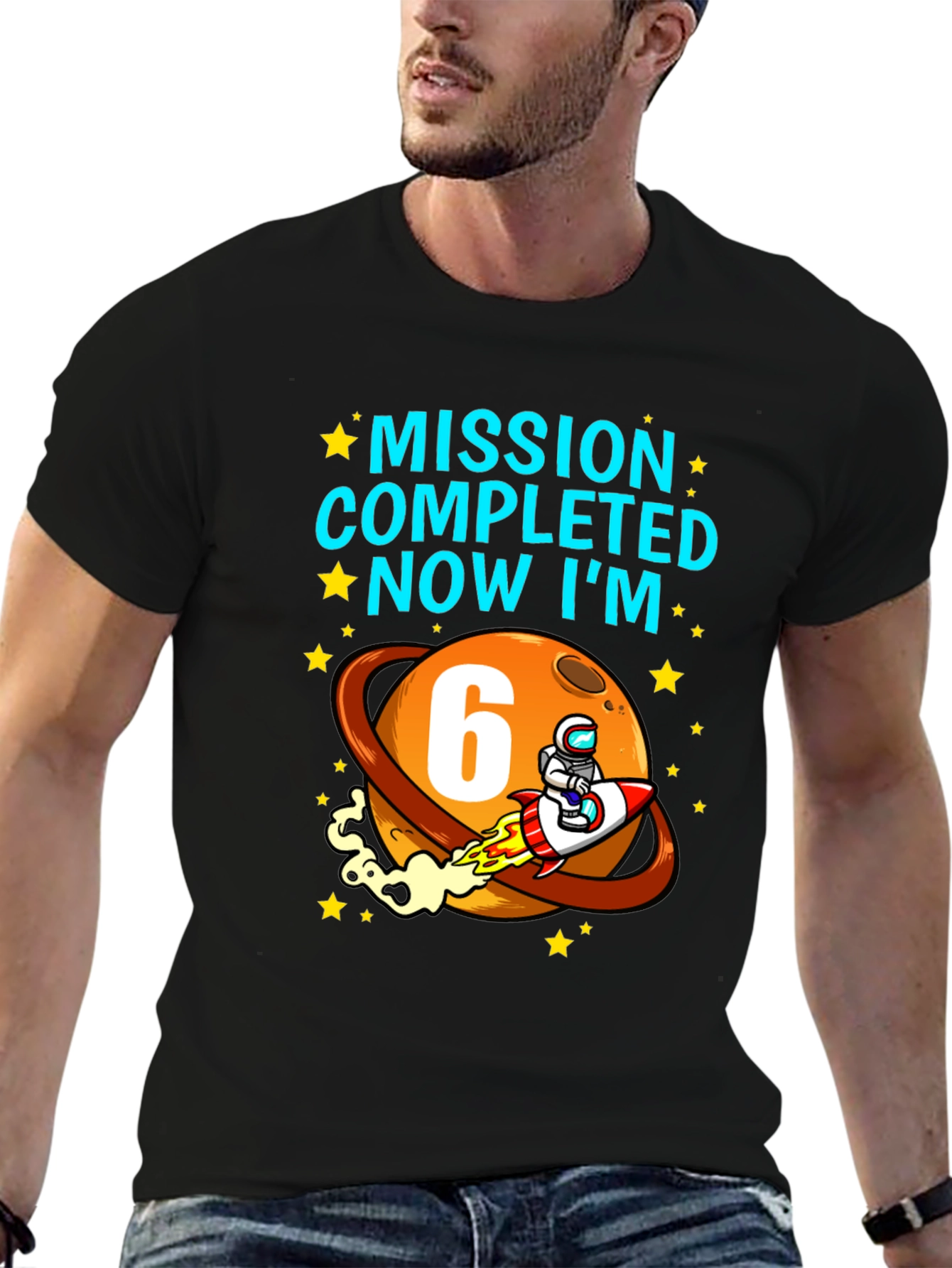 Mission Completed 6th Birthday T-Shirt