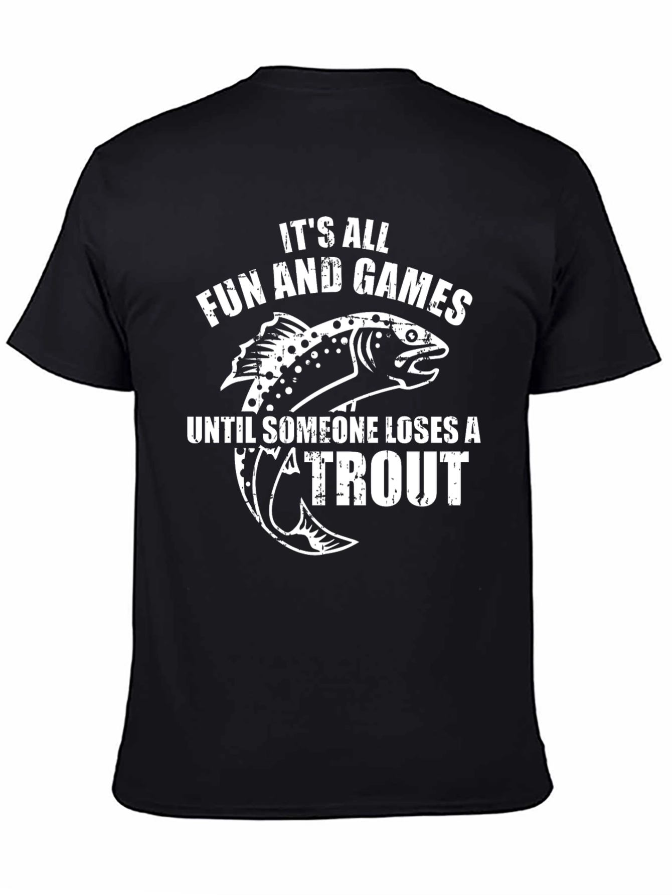 Funny Fishing T-Shirt: Loses A Trout
