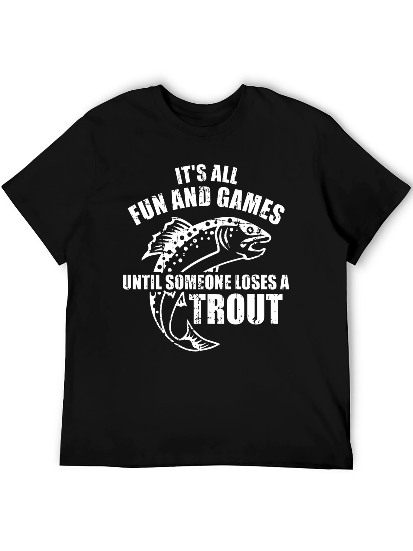 Funny Fishing T-Shirt: Loses A Trout