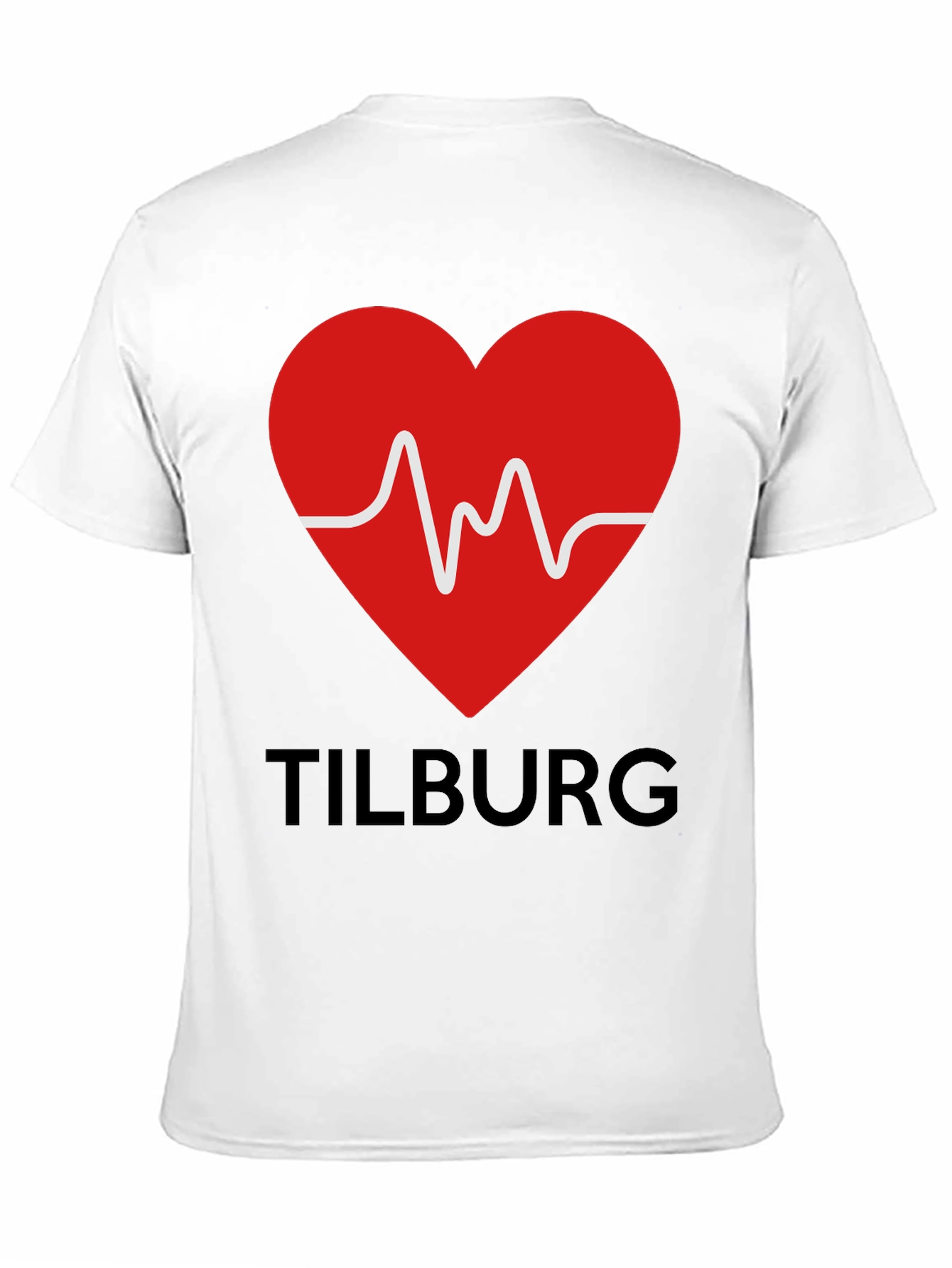 Tilburg Heartbeat Black T-Shirt