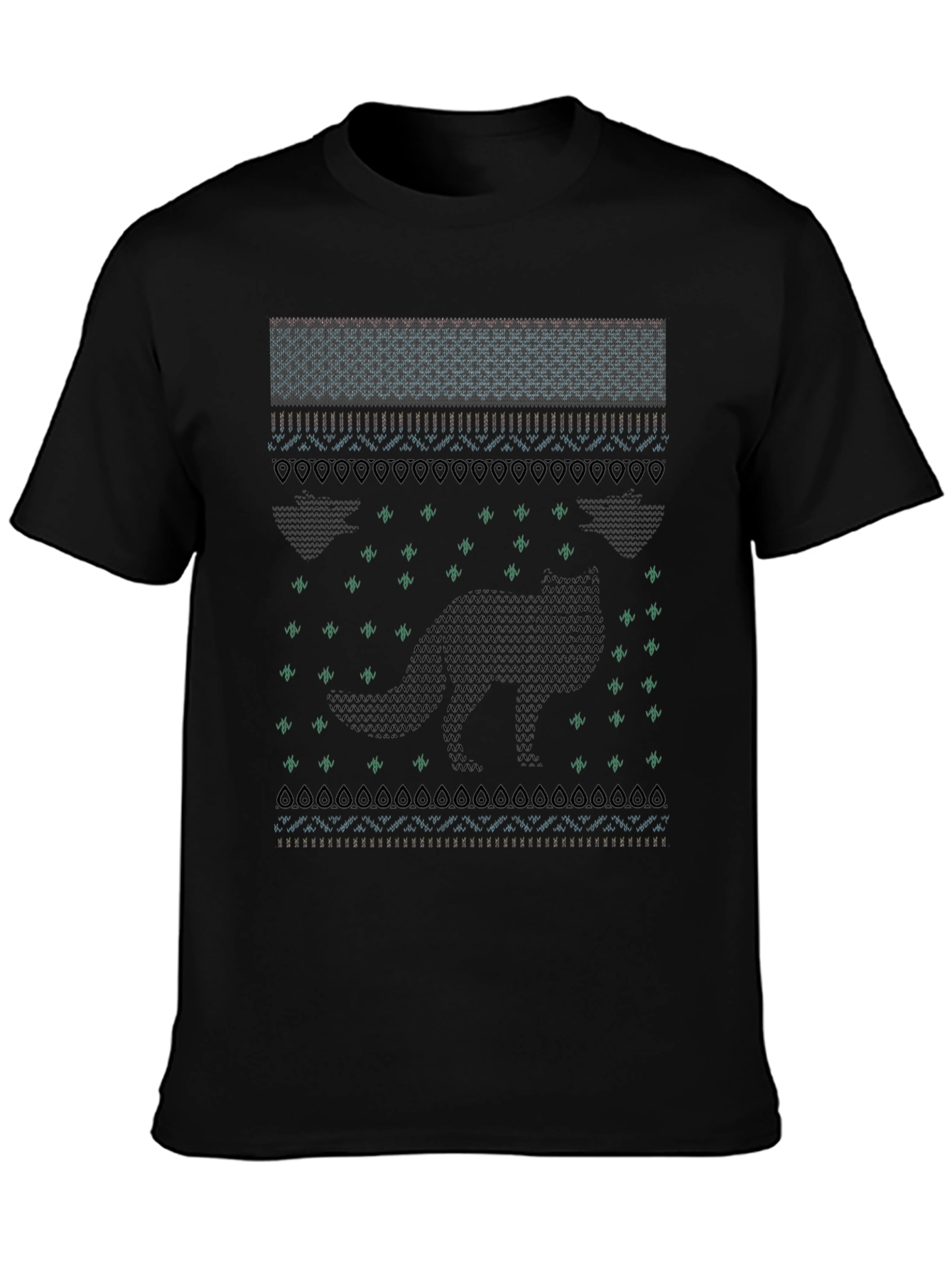 Dino Ugly Christmas Sweater T-Shirt