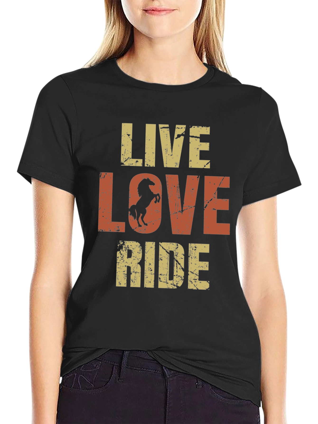 Live Love Ride Horse Graphic Tee