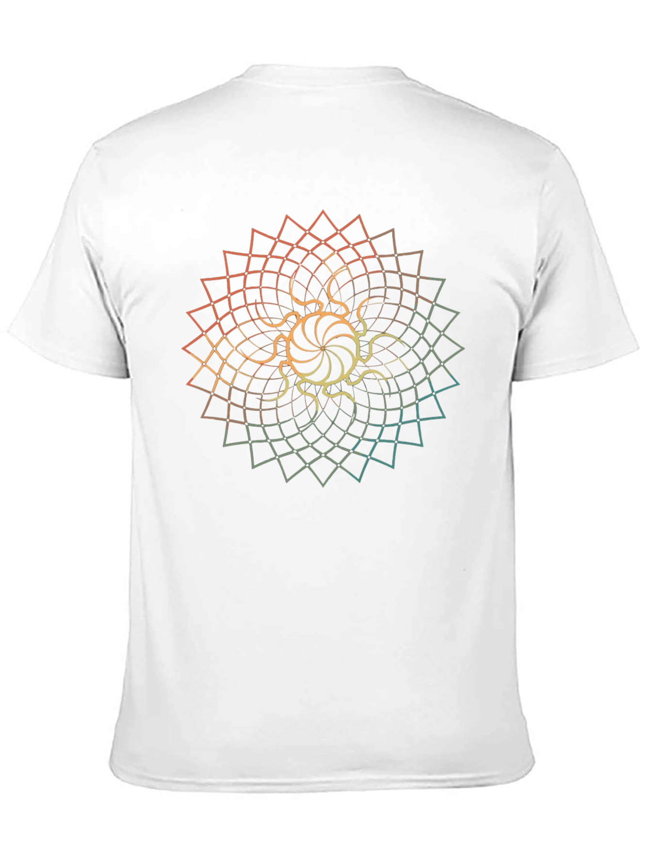 Geometric Mandala Graphic Tee - Stylish Casual Wear