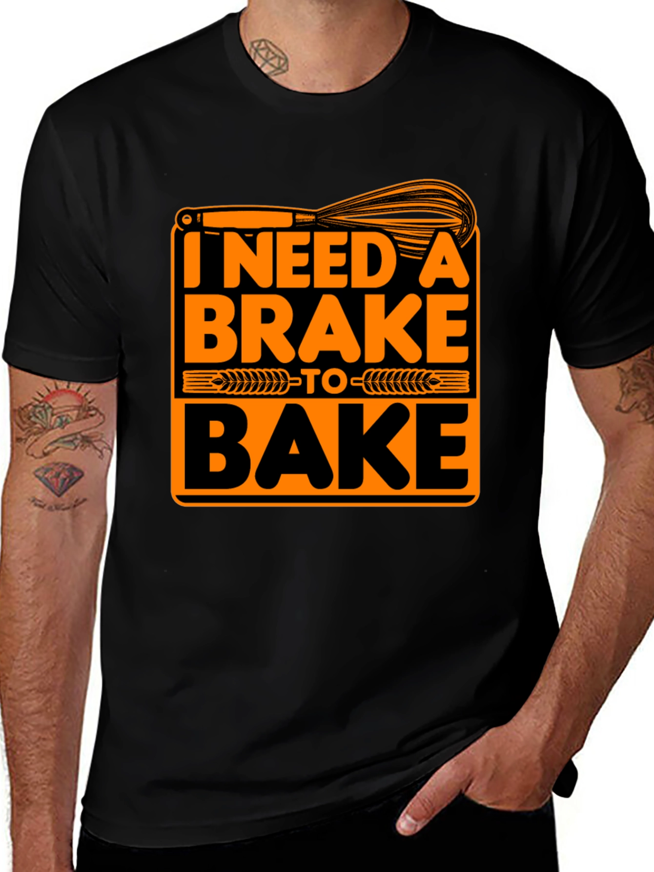 I Need A Brake To Bake Graphic T-Shirt