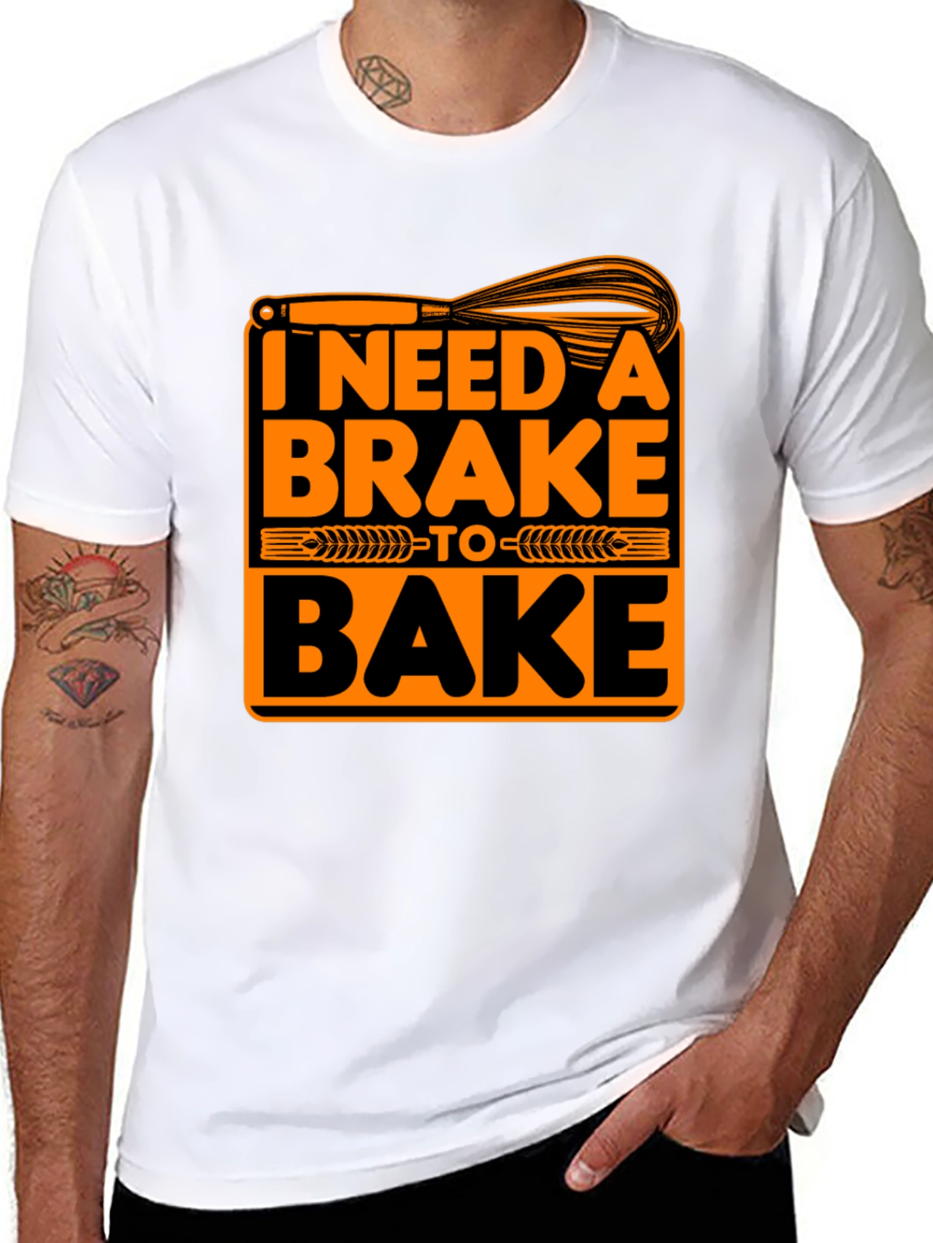 I Need A Brake To Bake Graphic T-Shirt