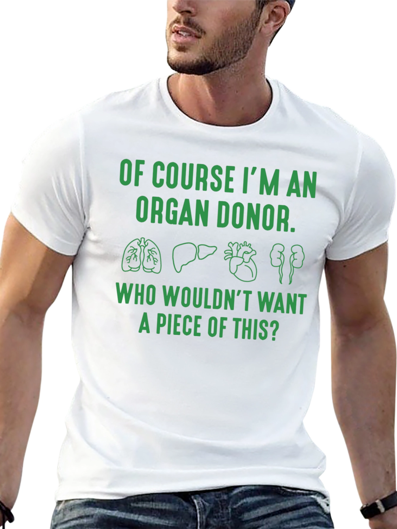 Organ Donor T-Shirt - Funny Graphic Tee