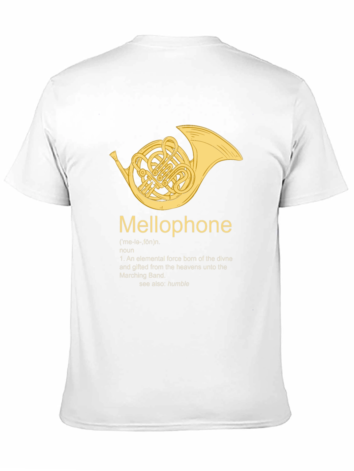 Mellophone Definition Black T-Shirt