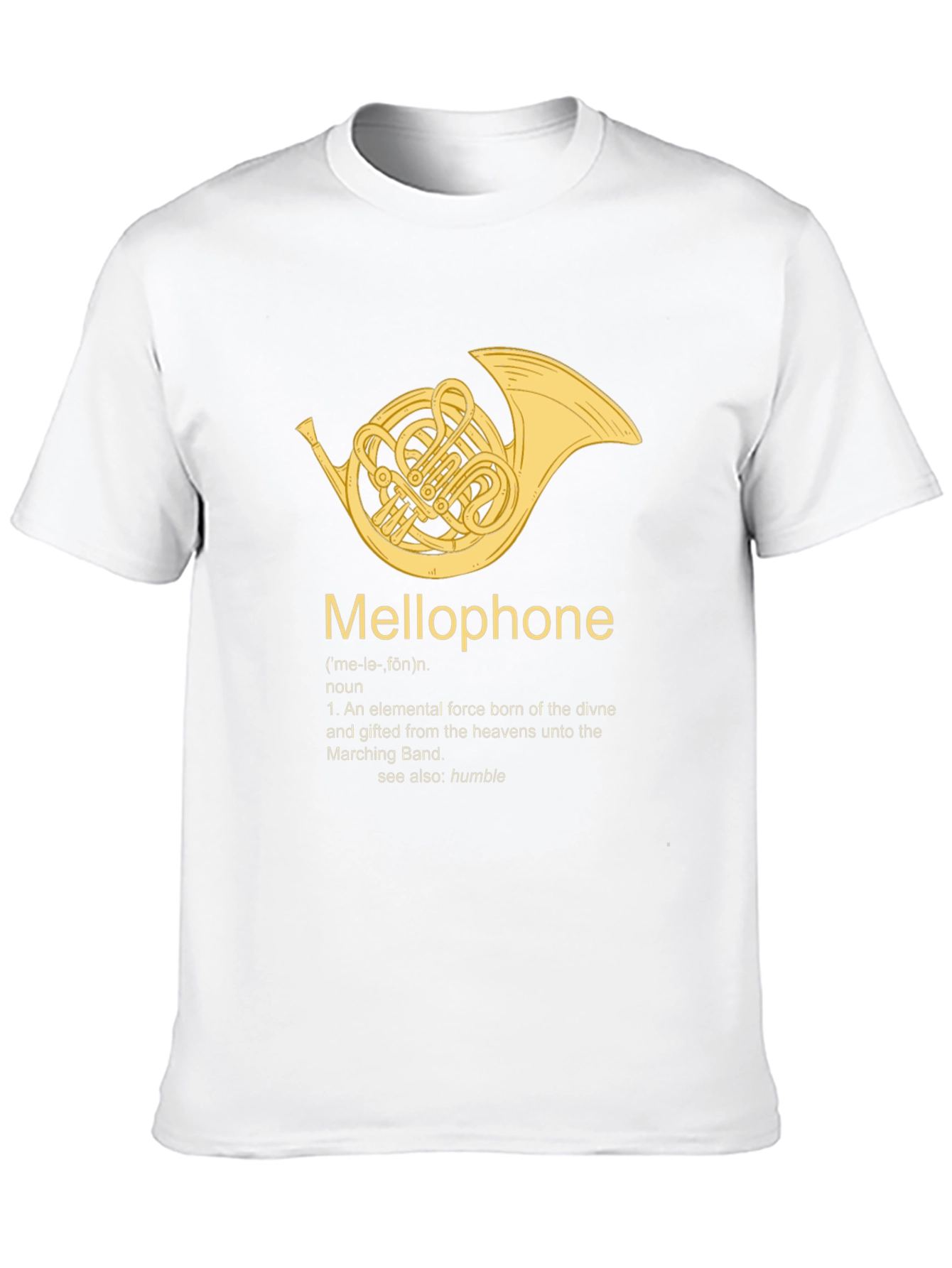 Mellophone Definition Black T-Shirt