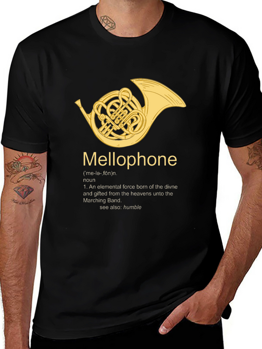 Mellophone Definition Black T-Shirt