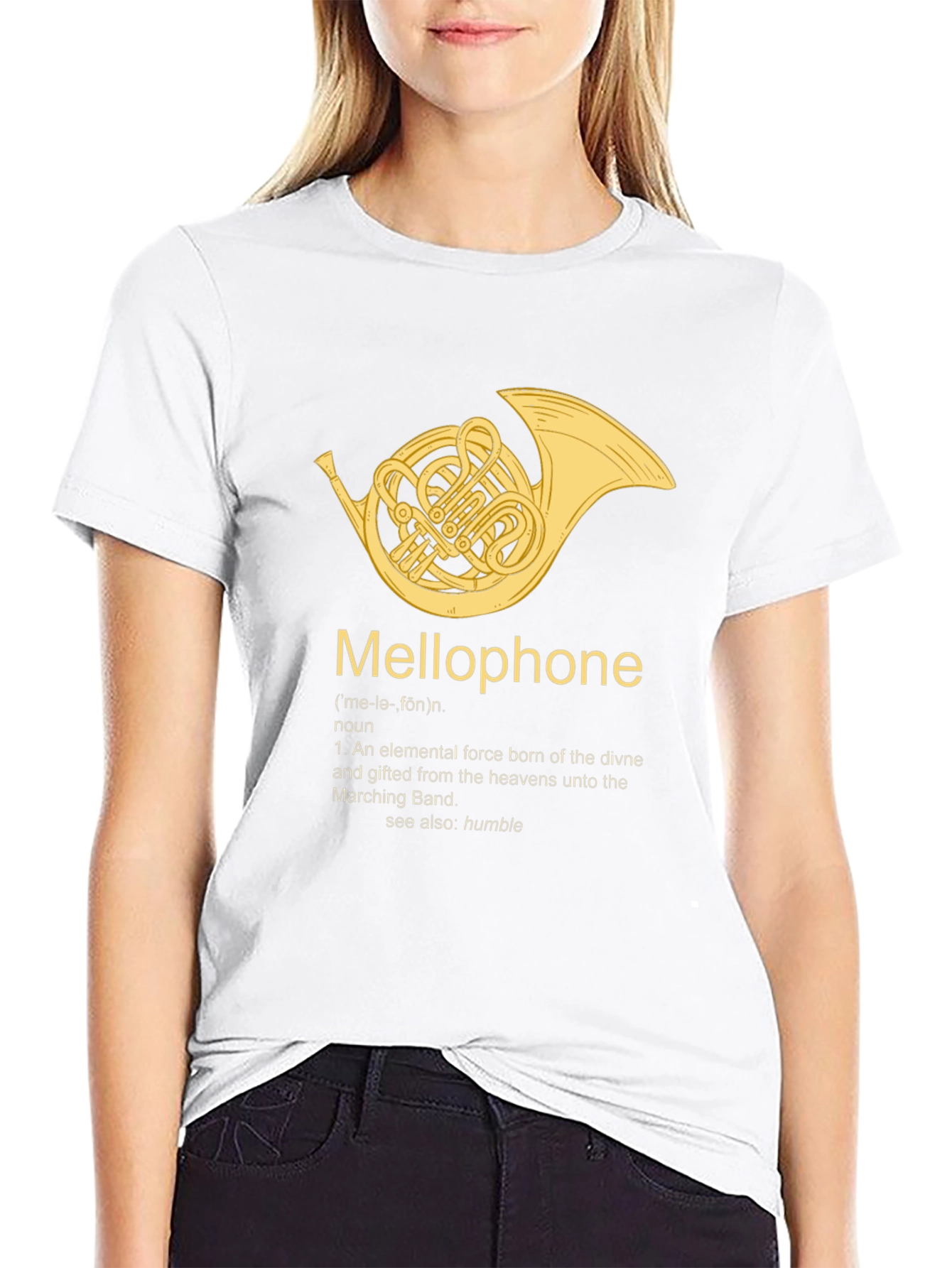 Mellophone Definition Black T-Shirt