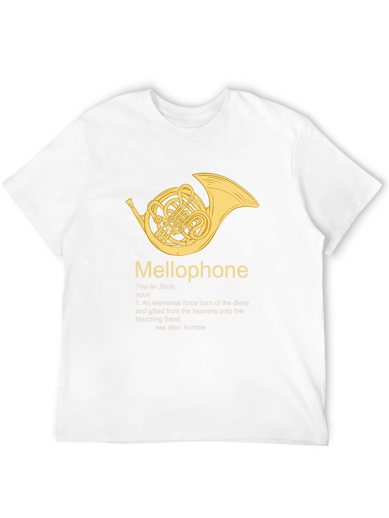 Mellophone Definition Black T-Shirt