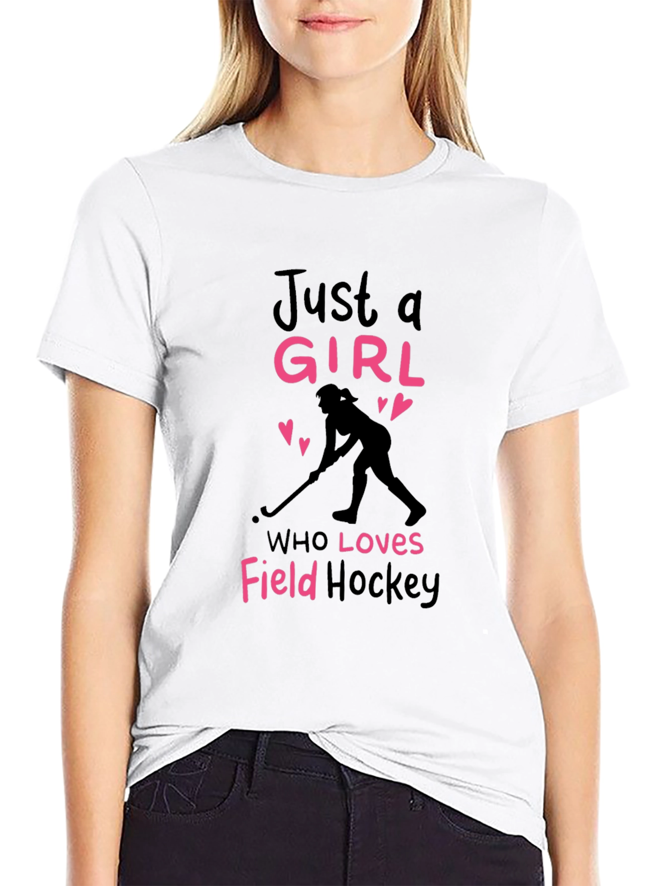 Just a Girl Who Loves Field Hockey T-Shirt