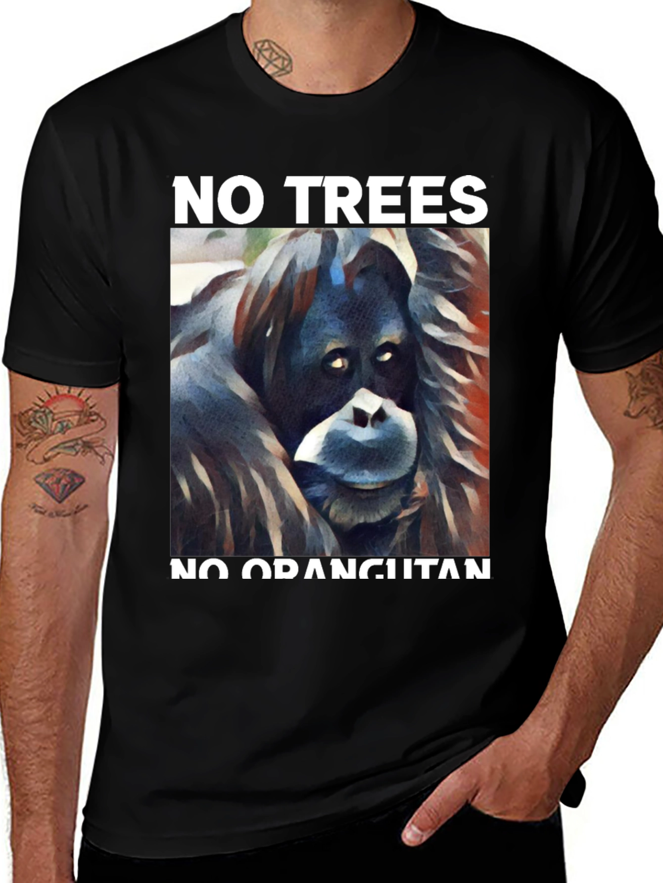 No Trees No Orangutan Graphic Tee