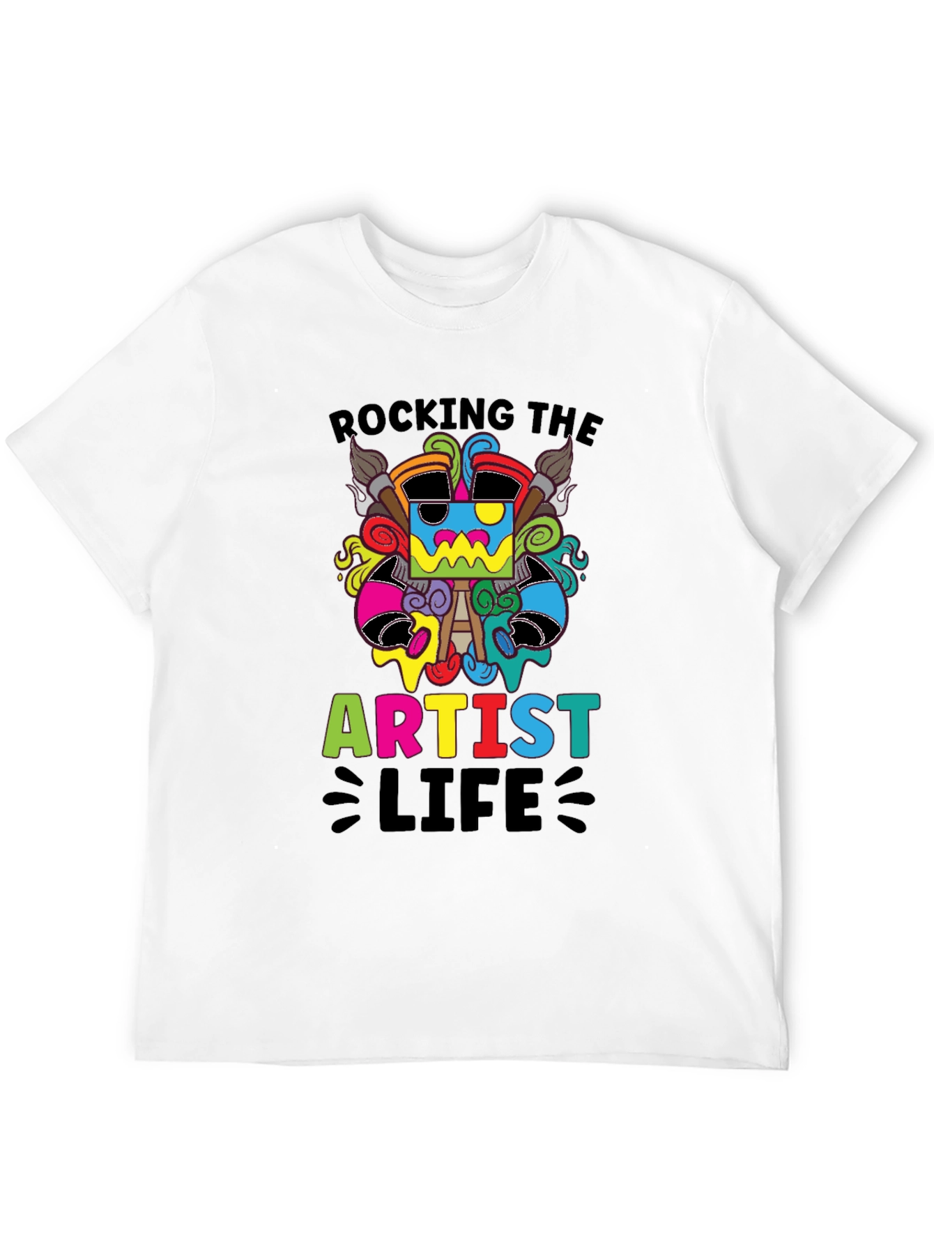 Rocking the Artist Life Black T-Shirt