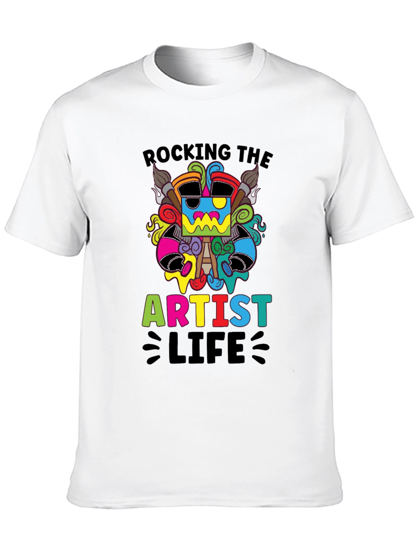 Rocking the Artist Life Black T-Shirt