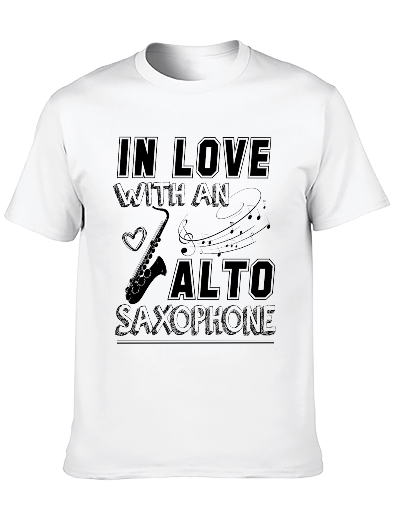 In Love With An Alto Saxophone Graphic T-Shirt