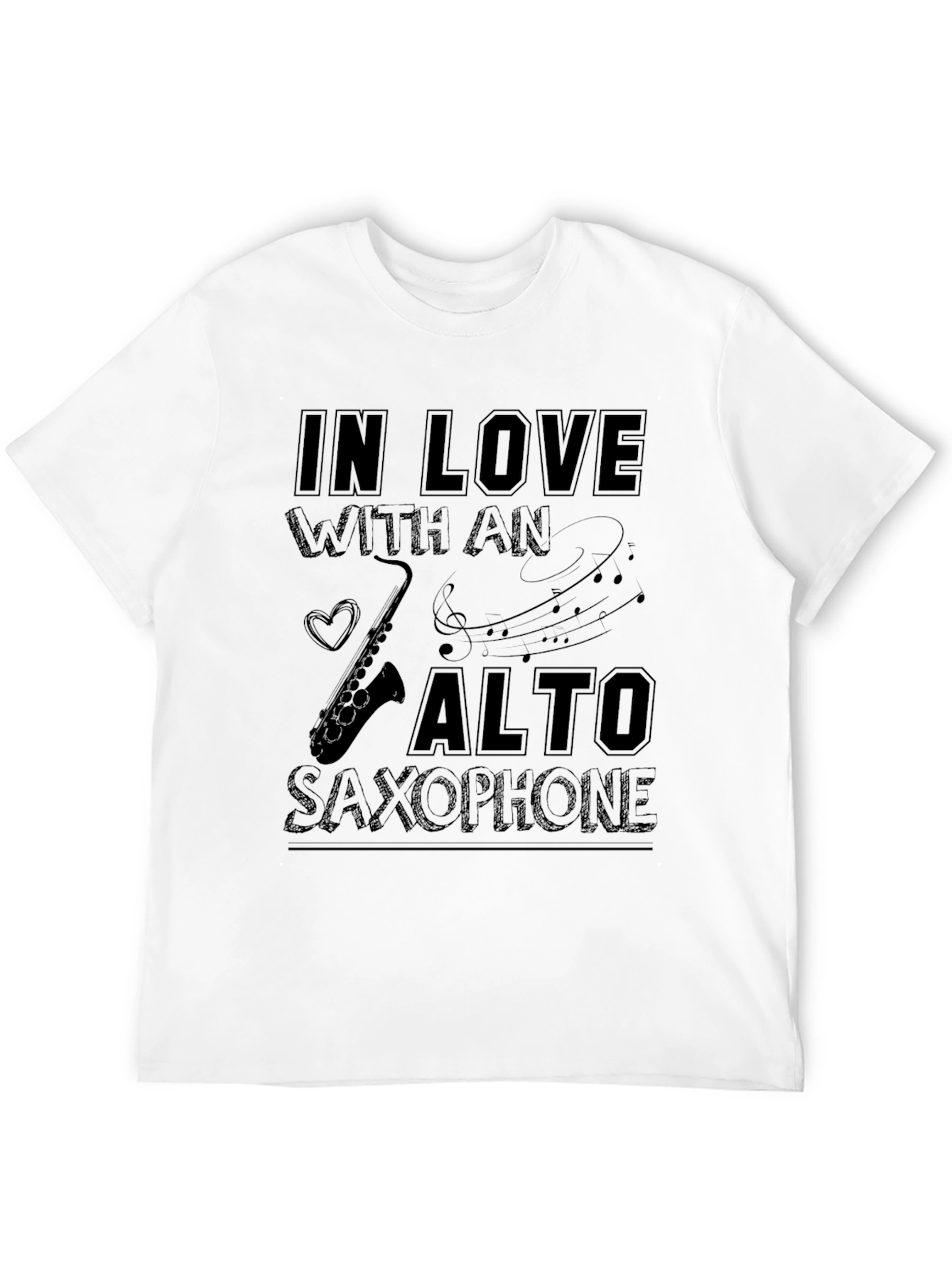 In Love With An Alto Saxophone Graphic T-Shirt