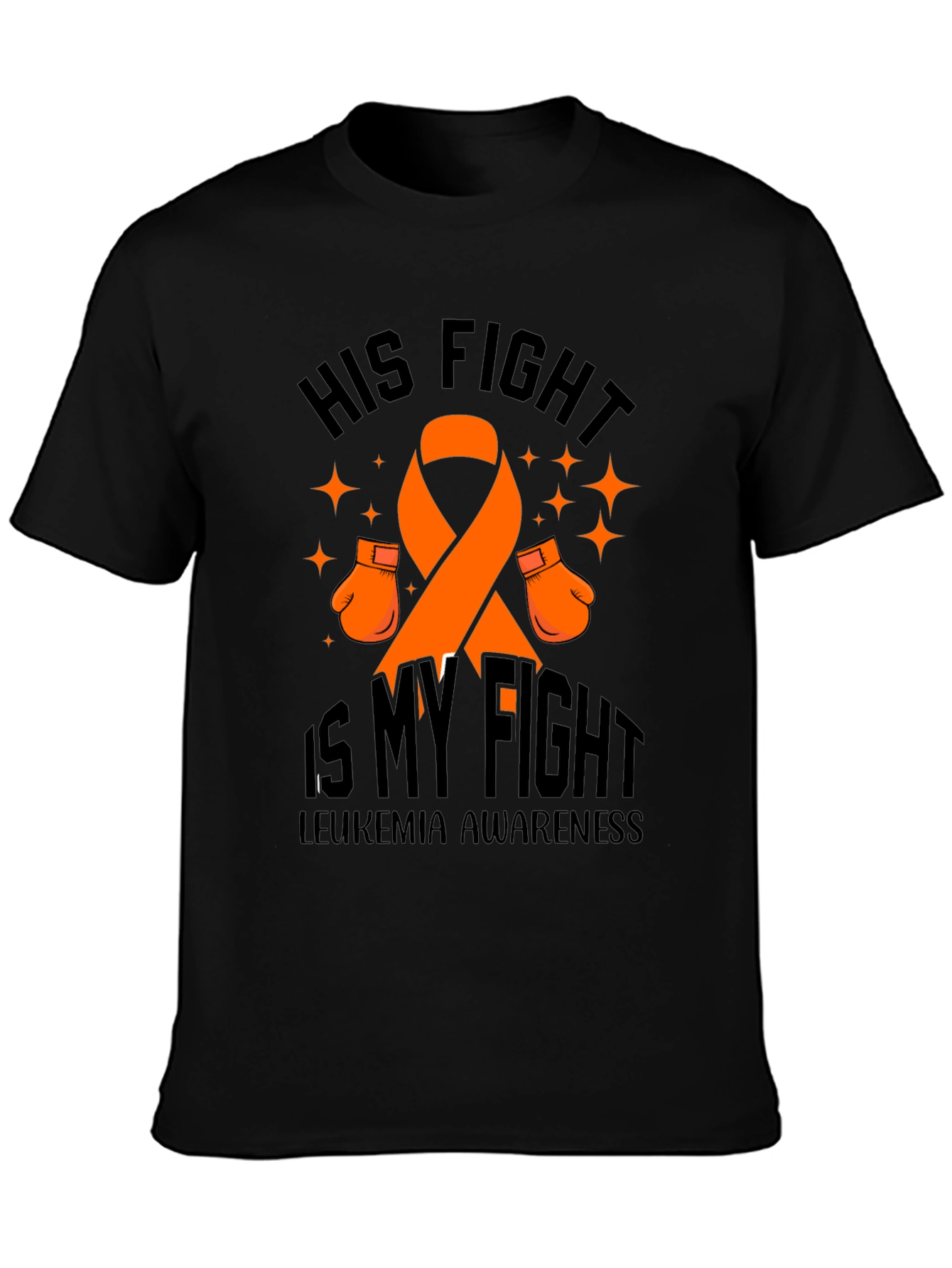 His Fight Is My Fight Leukemia Awareness T-Shirt