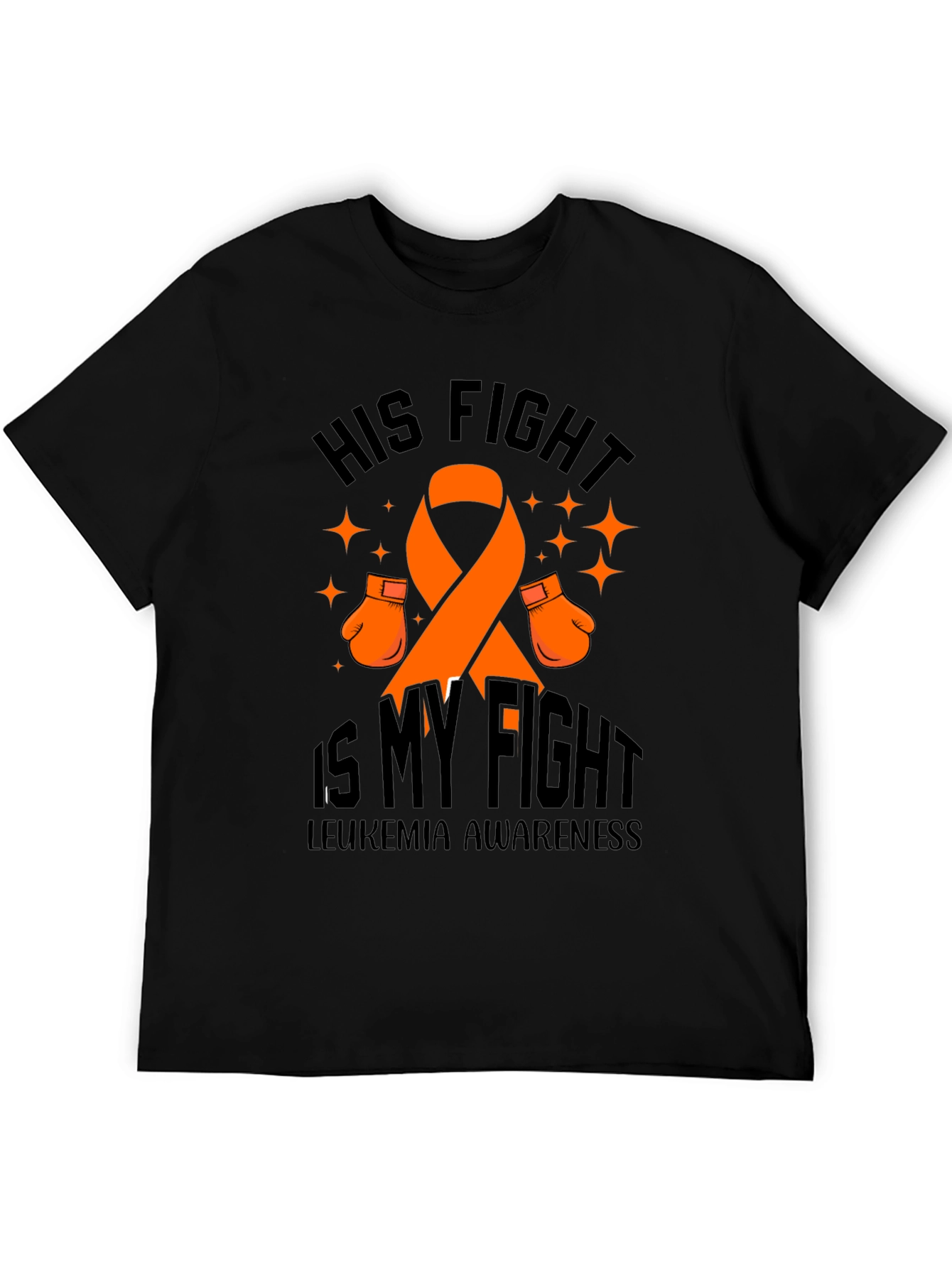 His Fight Is My Fight Leukemia Awareness T-Shirt