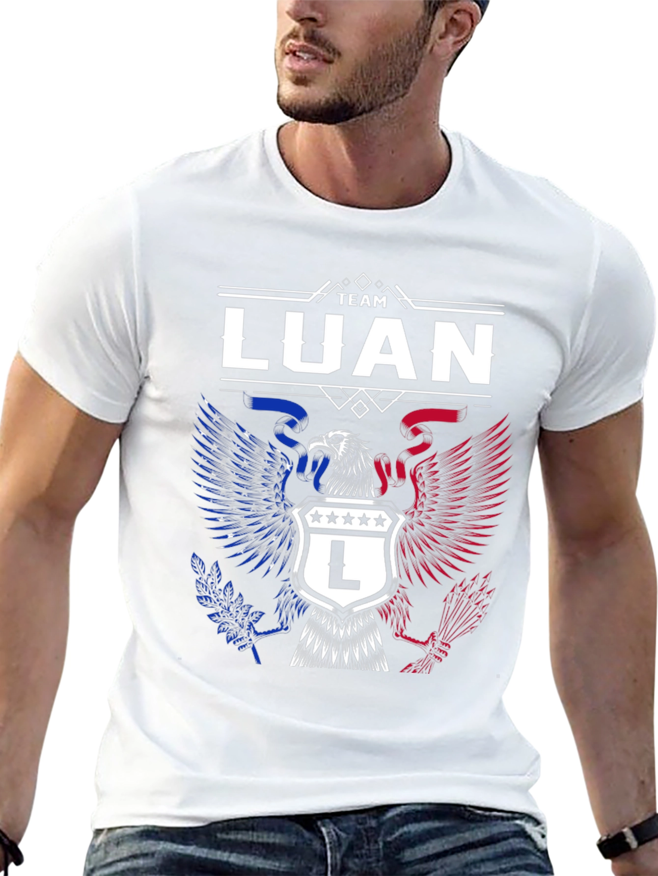 Team Luan Eagle Crest Graphic Tee