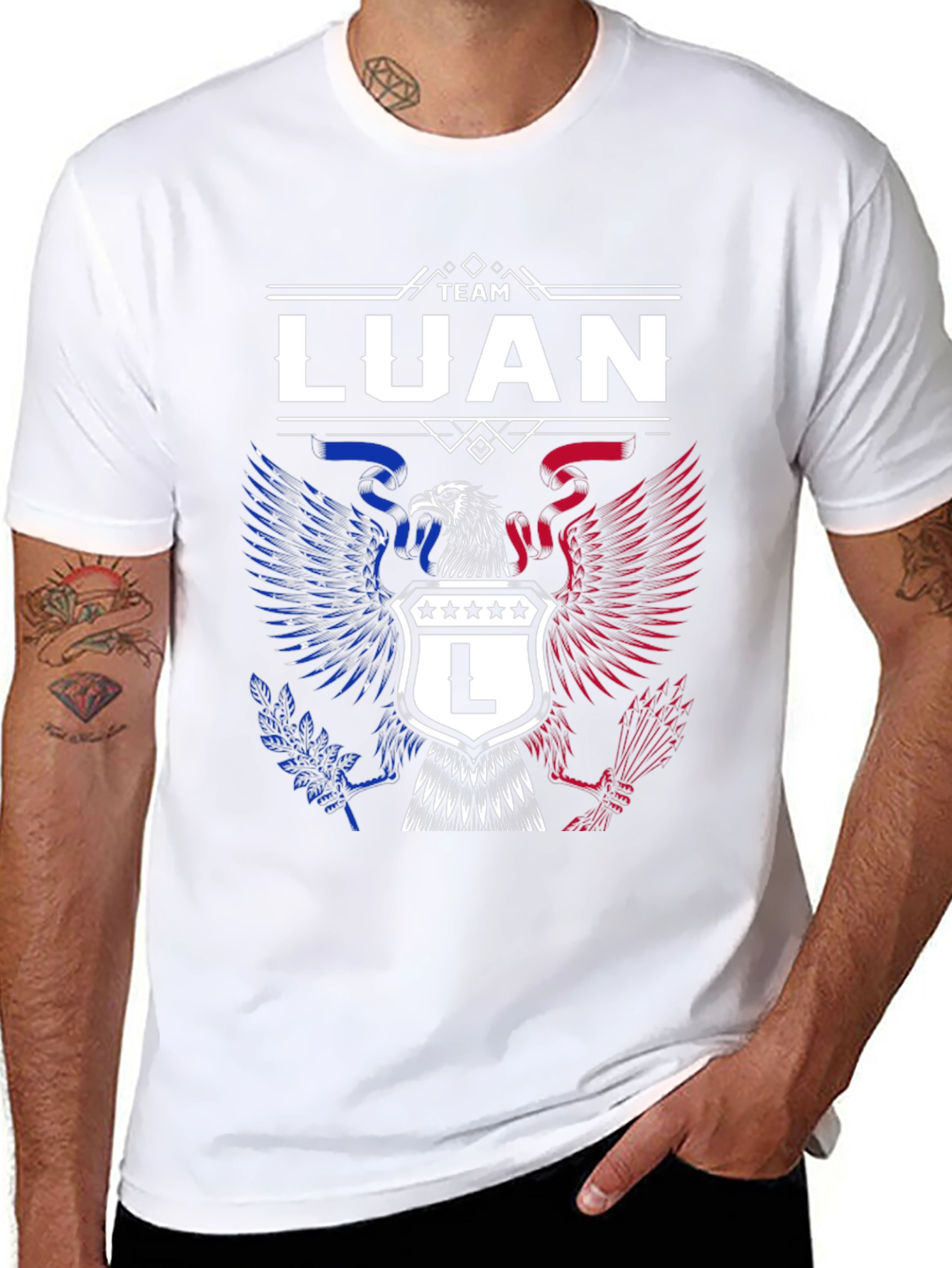 Team Luan Eagle Crest Graphic Tee