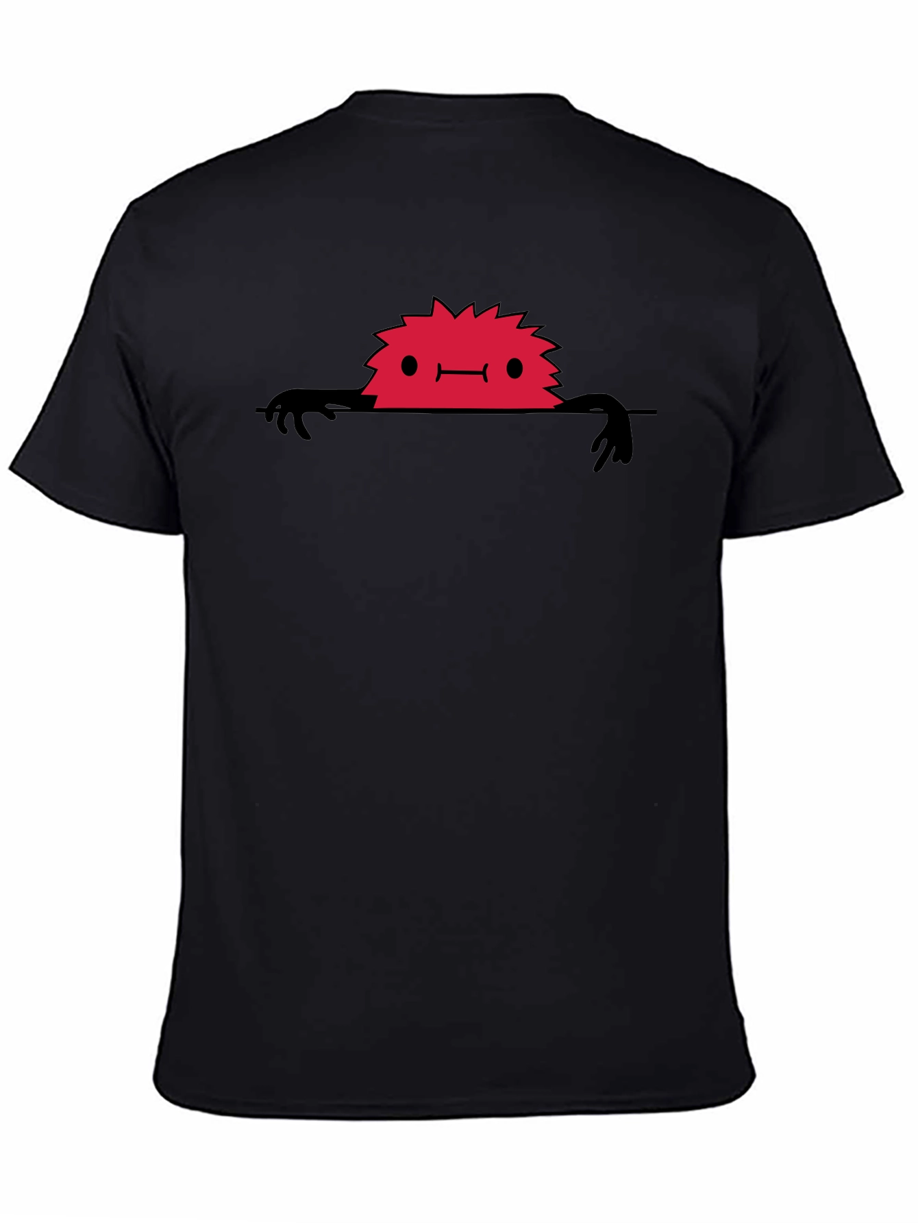Red Monster Peek-a-Boo Graphic T-Shirt