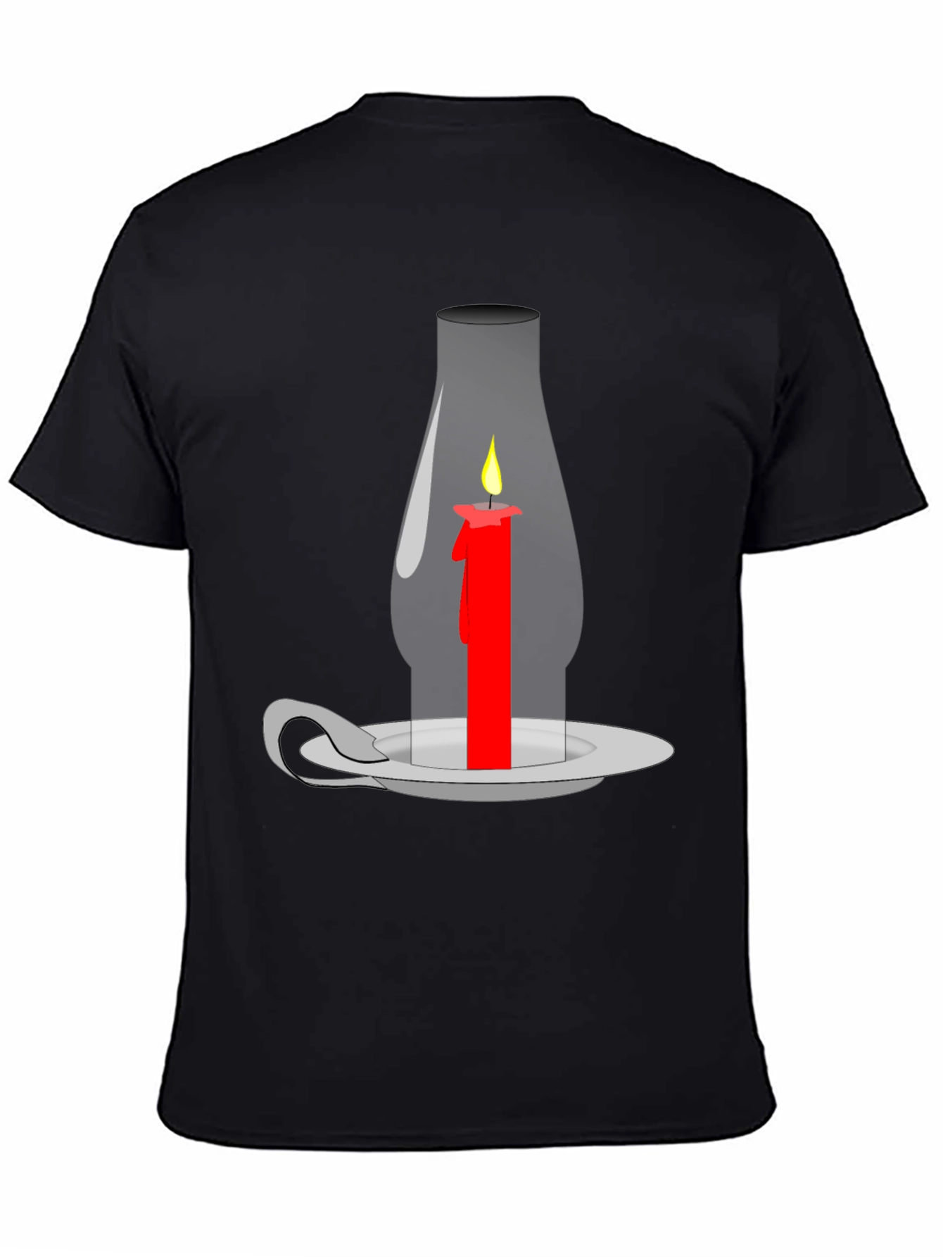 Illuminating Lantern Candle Graphic T-Shirt