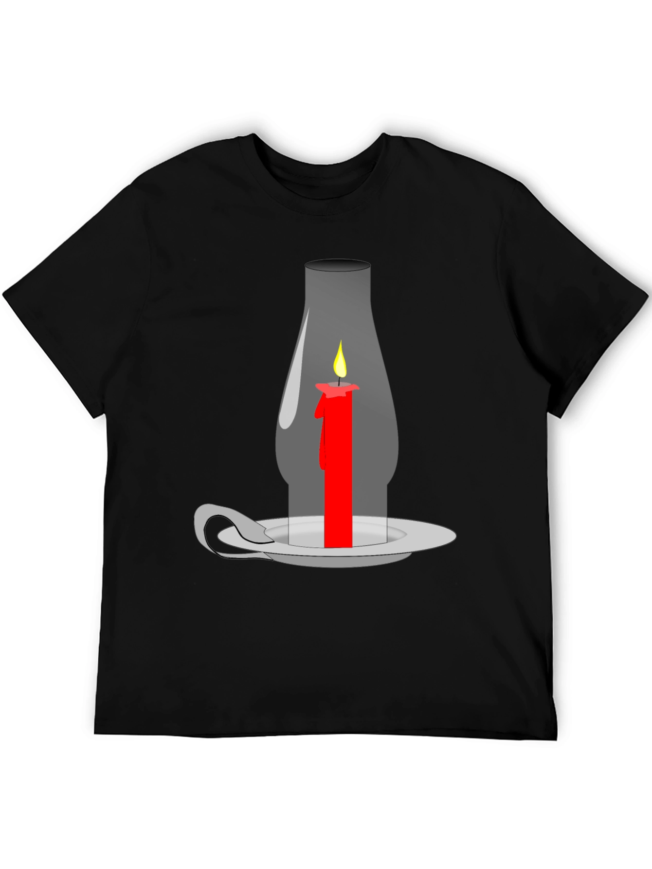 Illuminating Lantern Candle Graphic T-Shirt