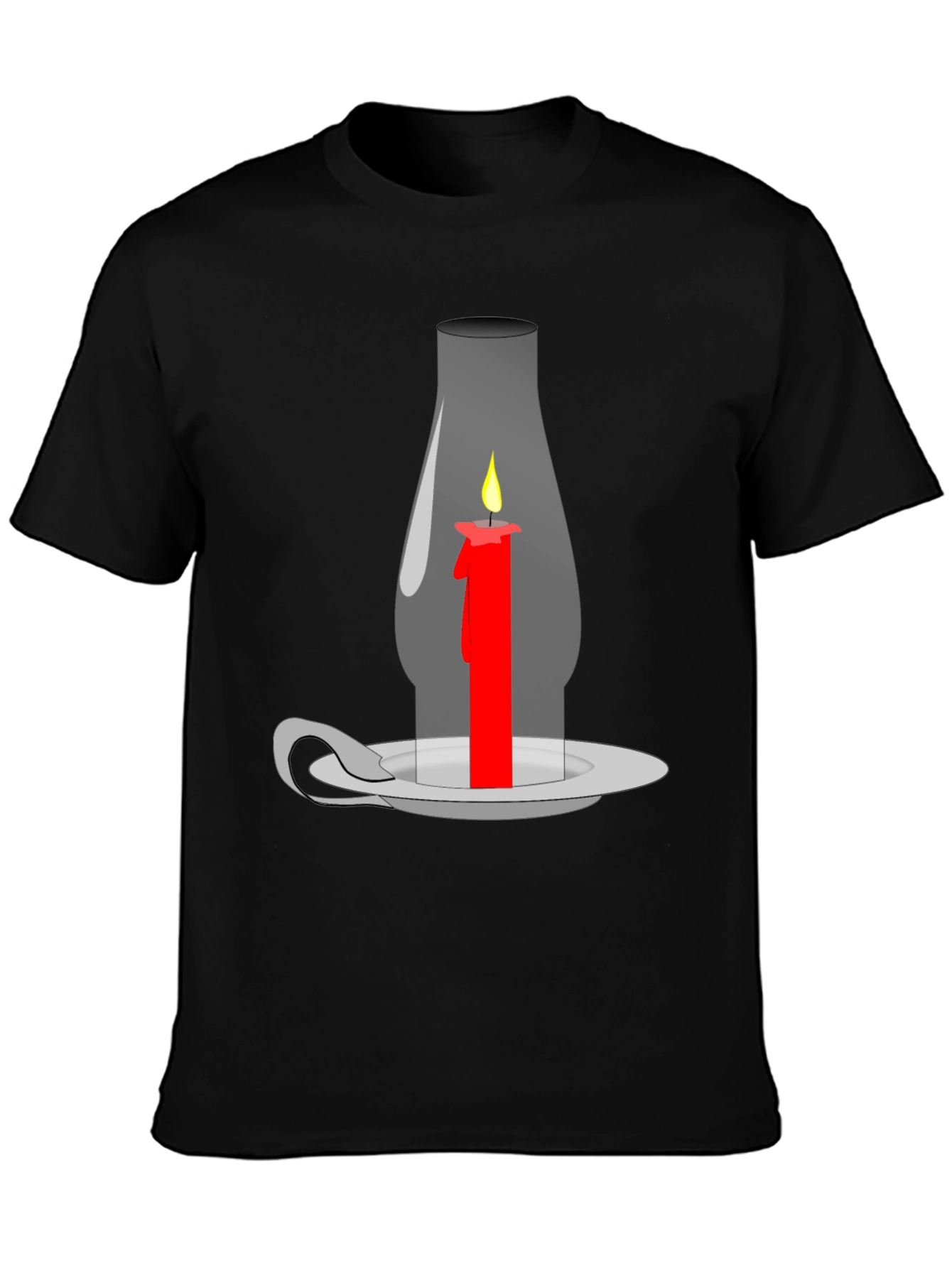 Illuminating Lantern Candle Graphic T-Shirt
