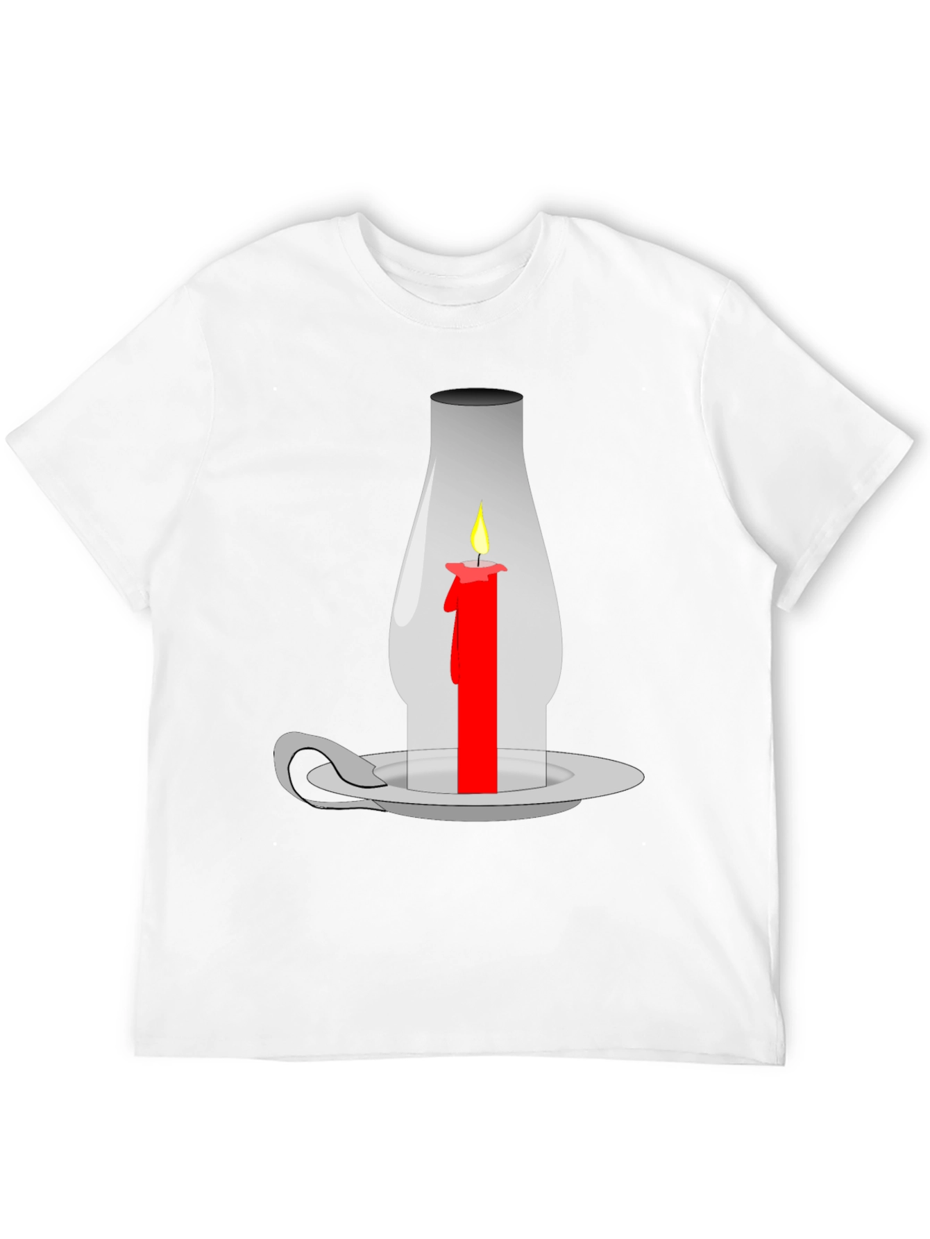 Illuminating Lantern Candle Graphic T-Shirt