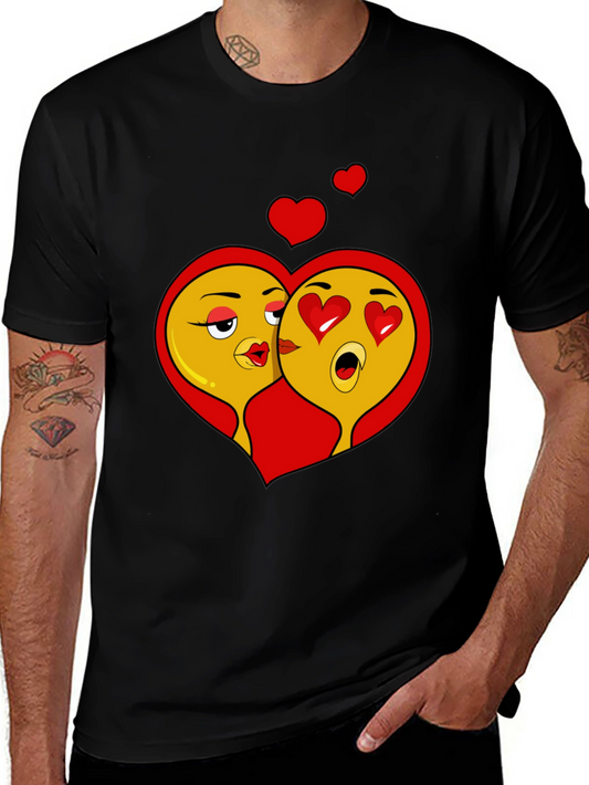 Emoji Love T-Shirt -  Heart Eyes & Kiss Face!
