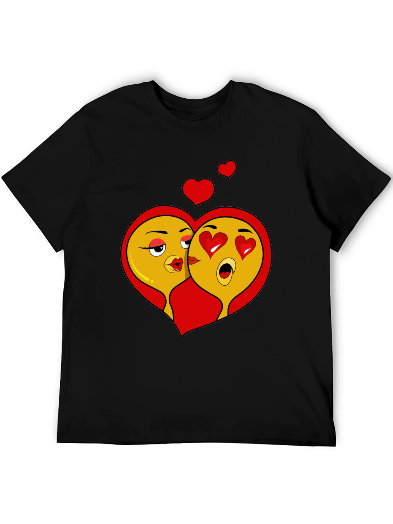 Emoji Love T-Shirt -  Heart Eyes & Kiss Face!
